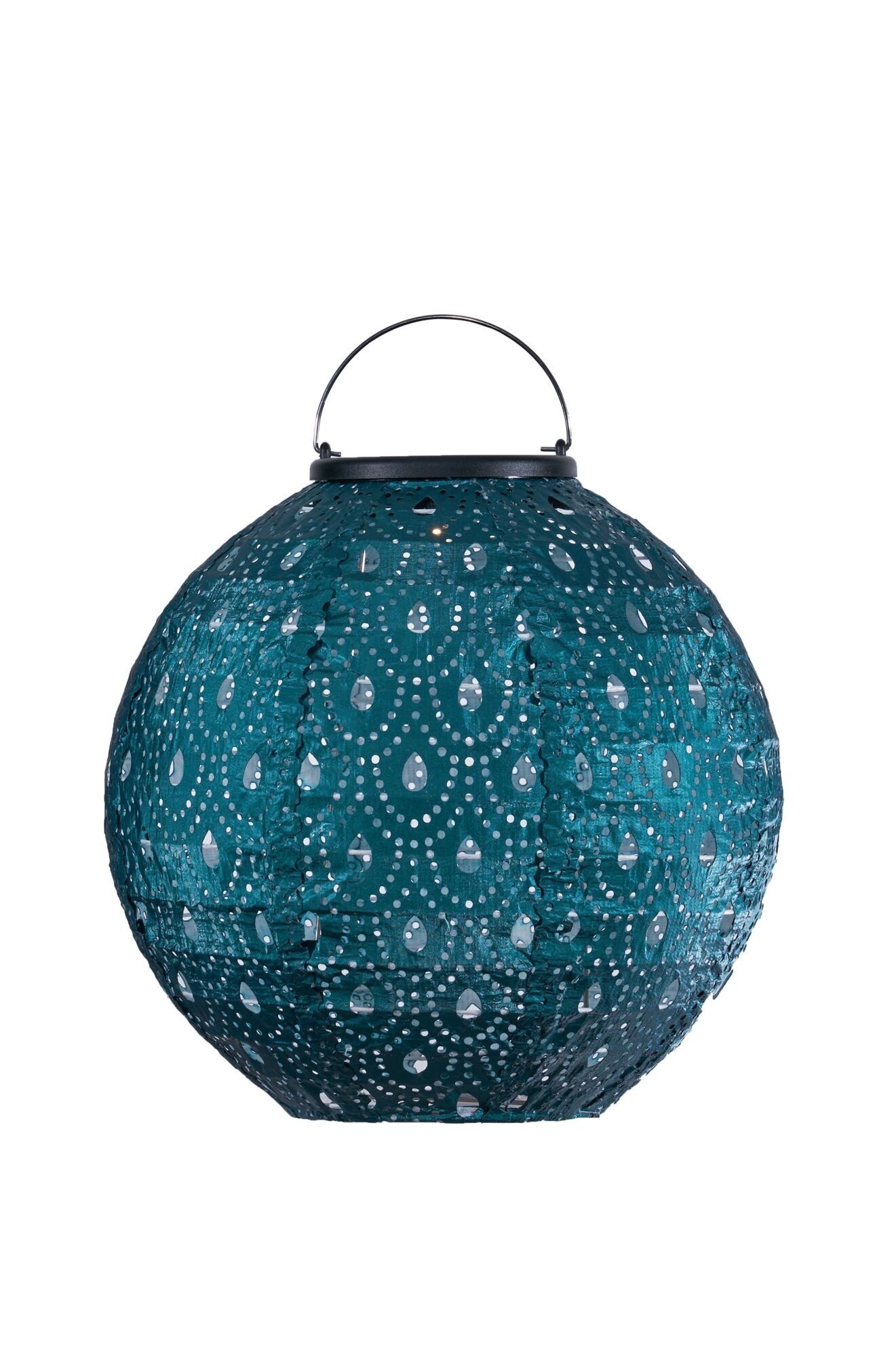 Pauleen Led-solarlamp Sunshine Charm lampion solar blauw Tyvek vlies