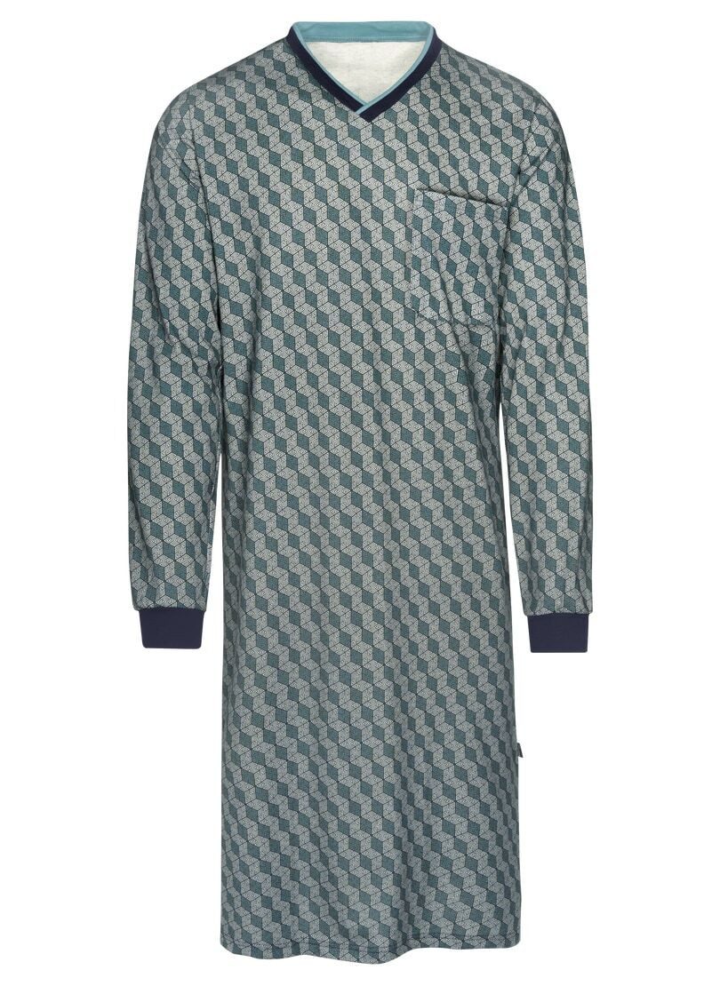 Trigema Pyjama TRIGEMA Nachthemd met Allover-print (1-delig)