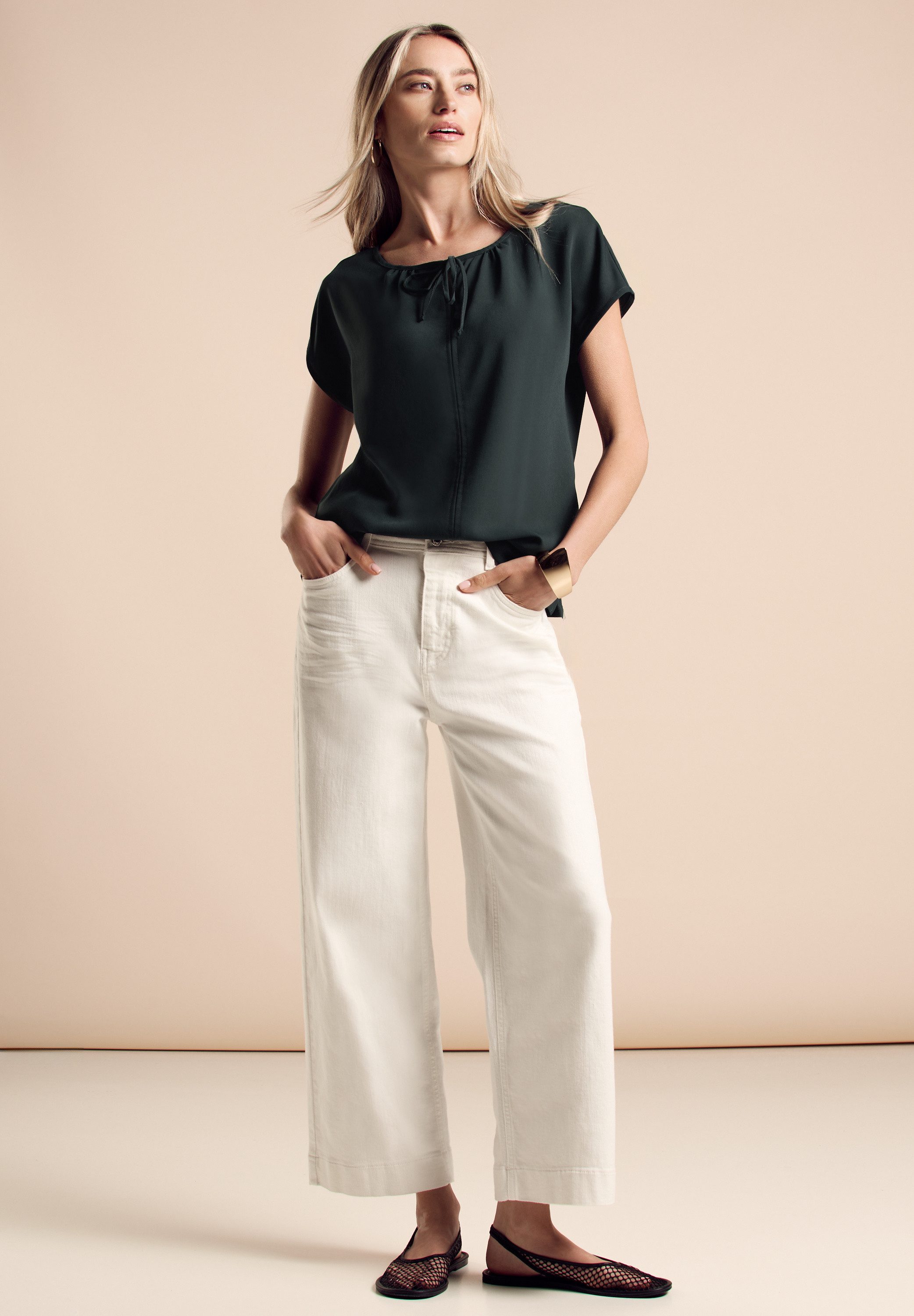 STREET ONE Shirttop met bandjes