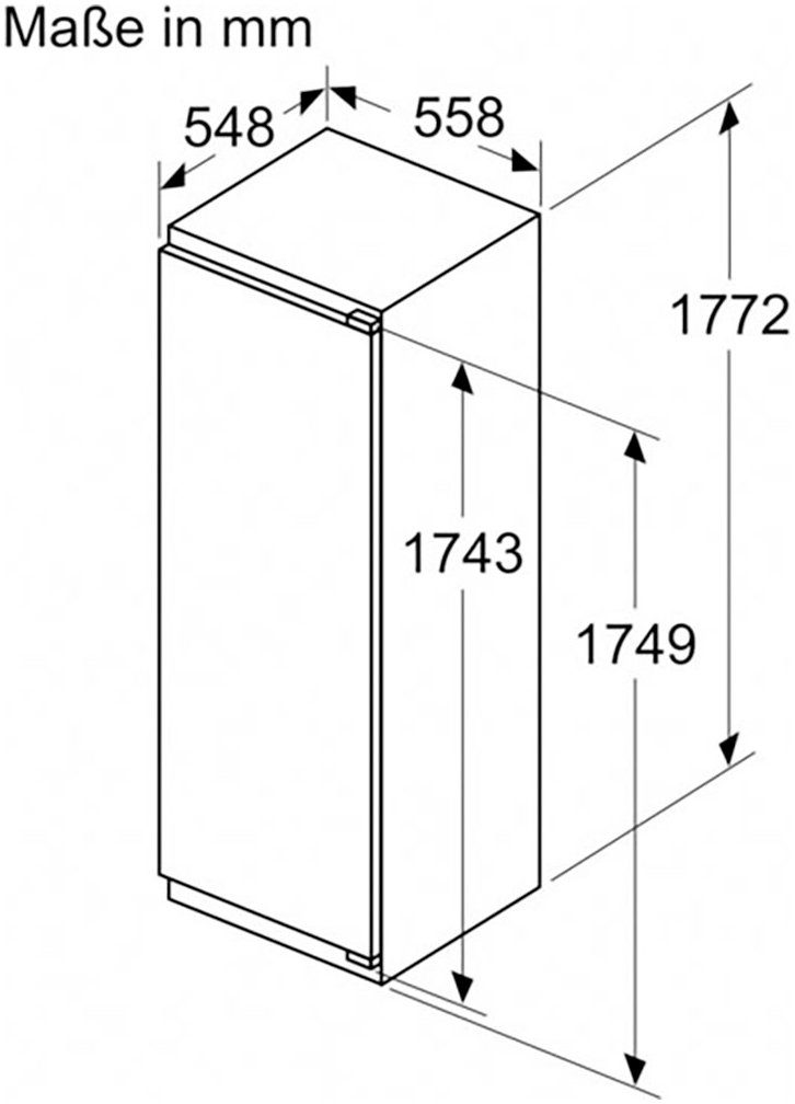 BOSCH Inbouw koelkast KIL82ADD0, 177,2 cm x 55,8 cm