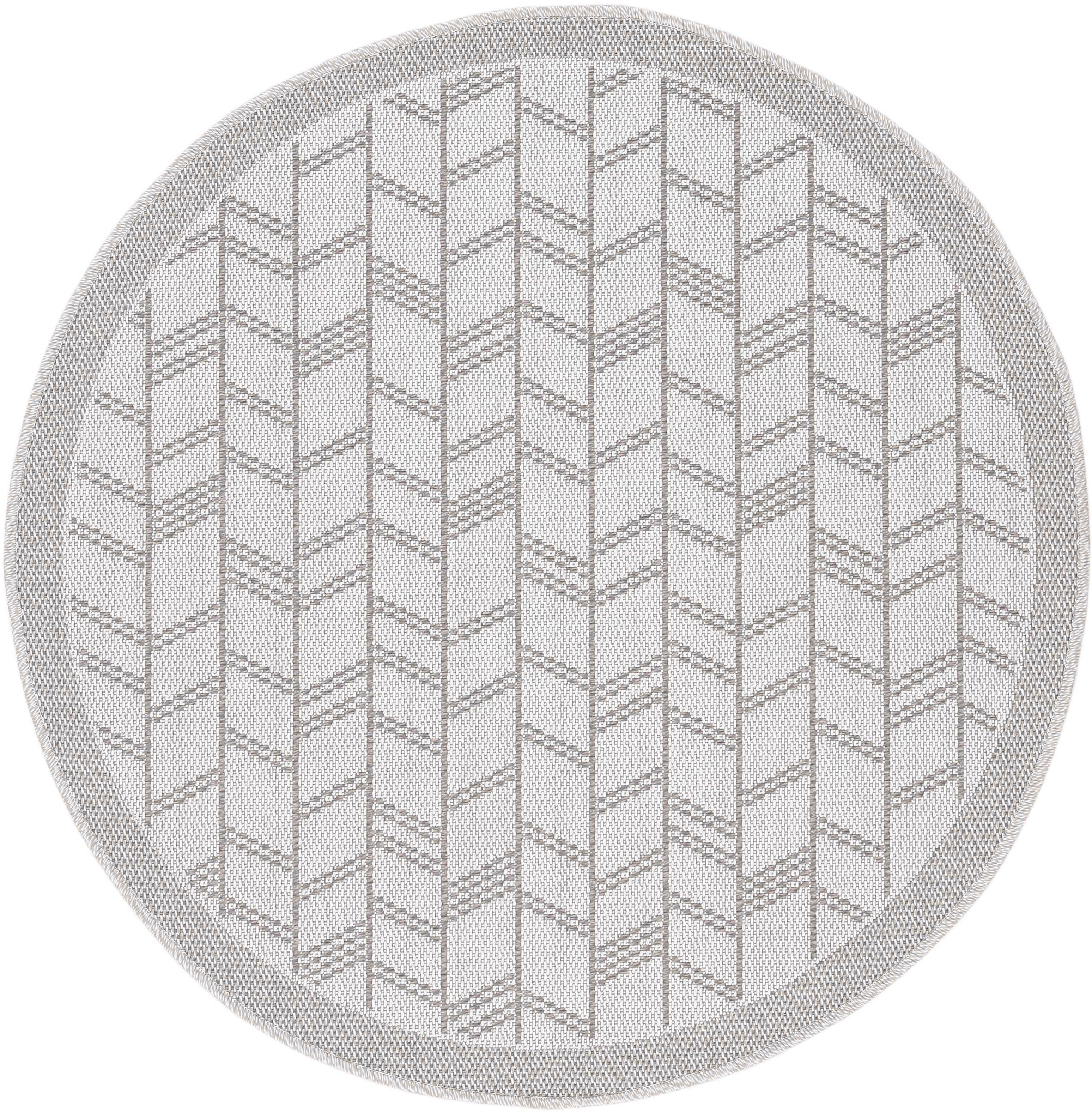carpetfine Vloerkleed Boho 102 robust vlakweefsel, sisal-look, voor buitengebied