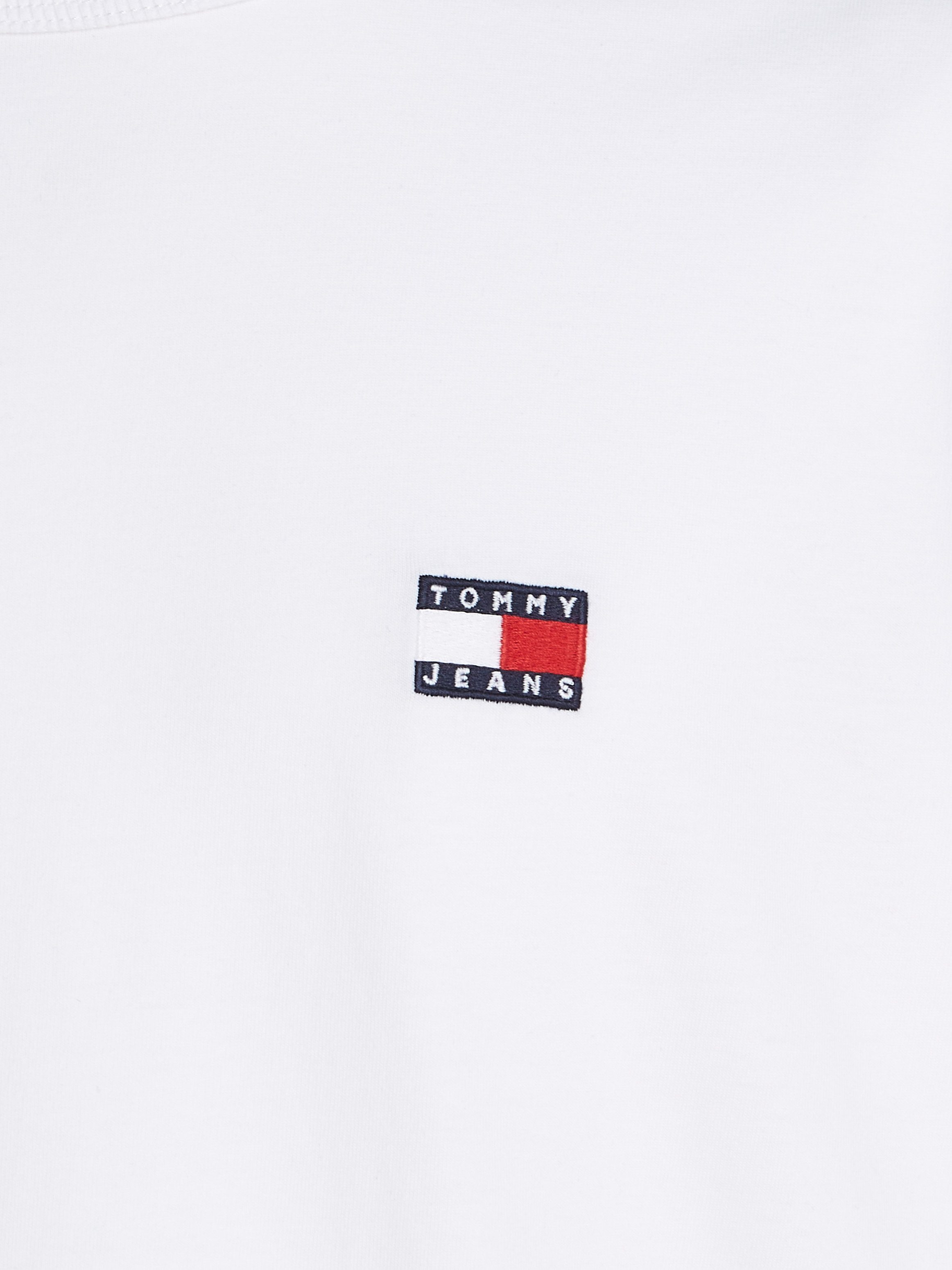 TOMMY JEANS Shirt met lange mouwen TJM REG BADGE LS TEE met borduursel