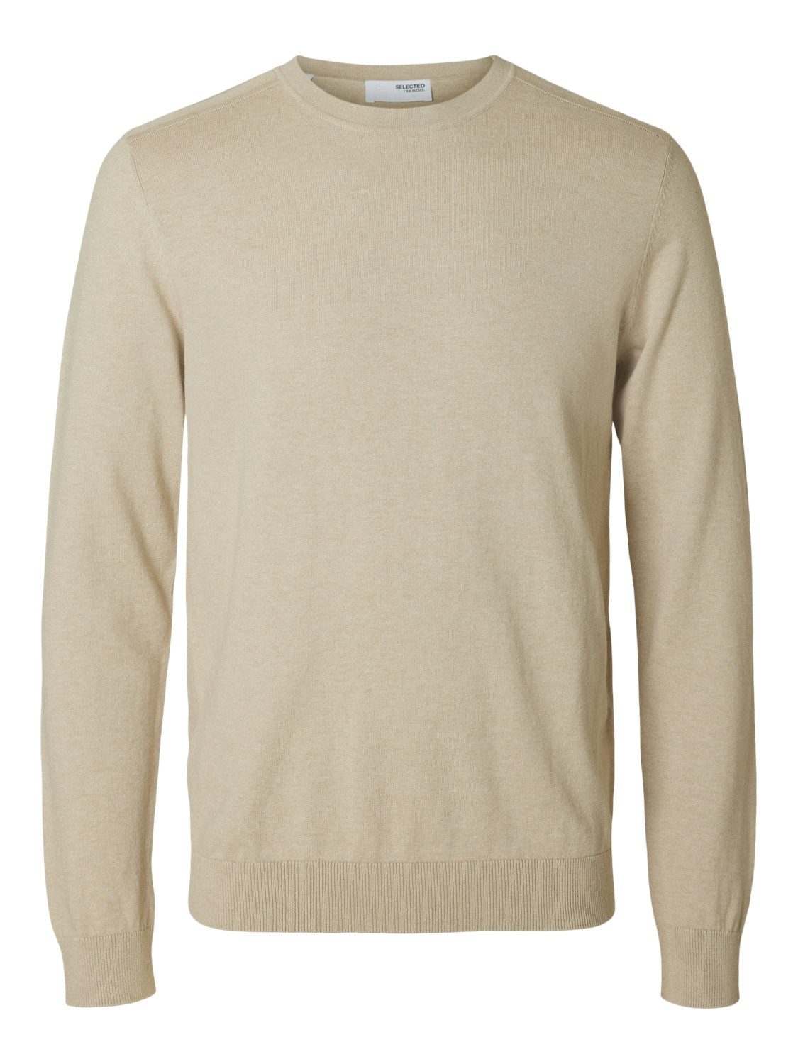 SELECTED HOMME Gebreide trui SLHBERG CREW NECK NOOS