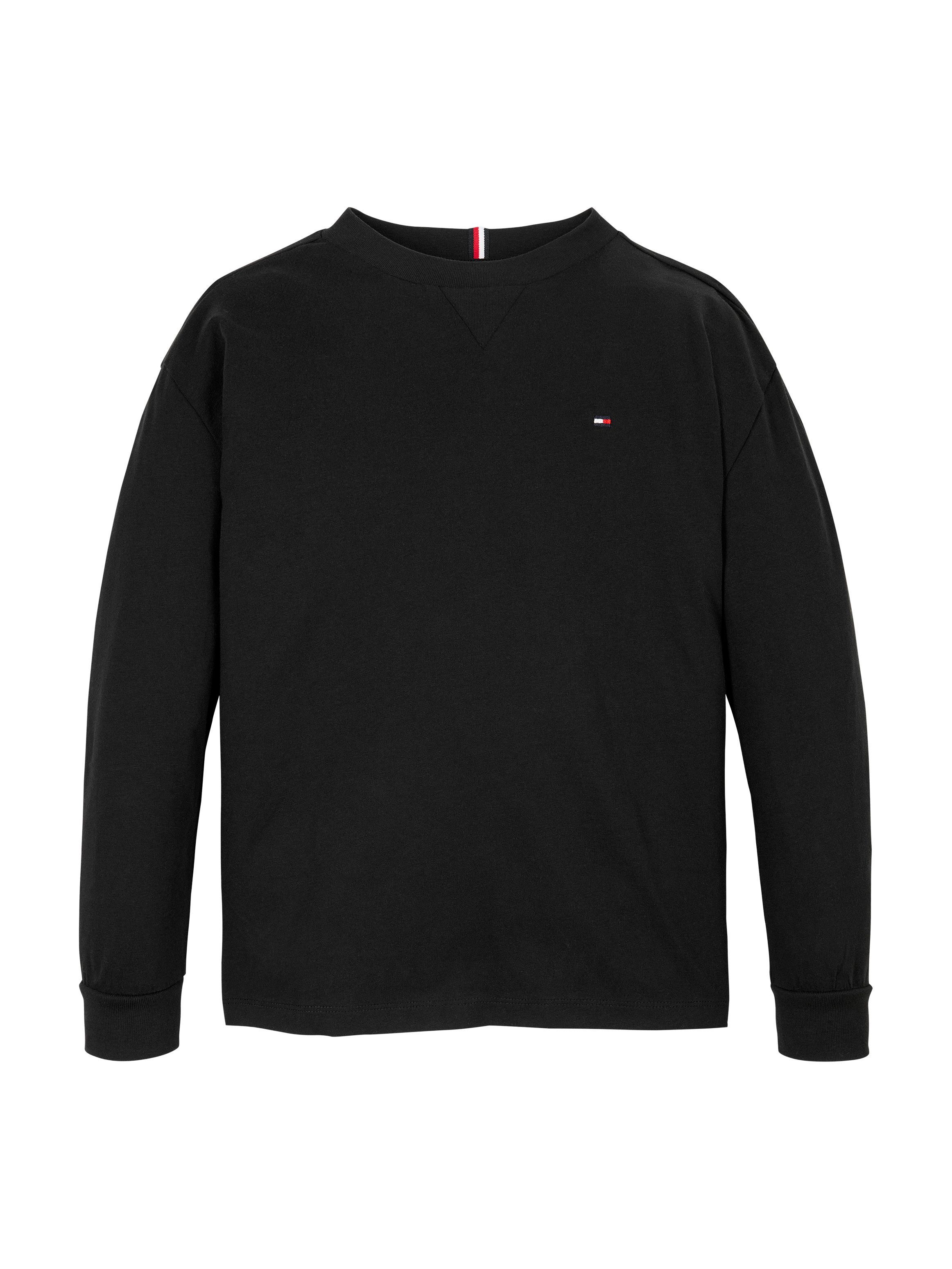Tommy Hilfiger Shirt met lange mouwen ESSENTIAL TEE LS met geborduurd logo