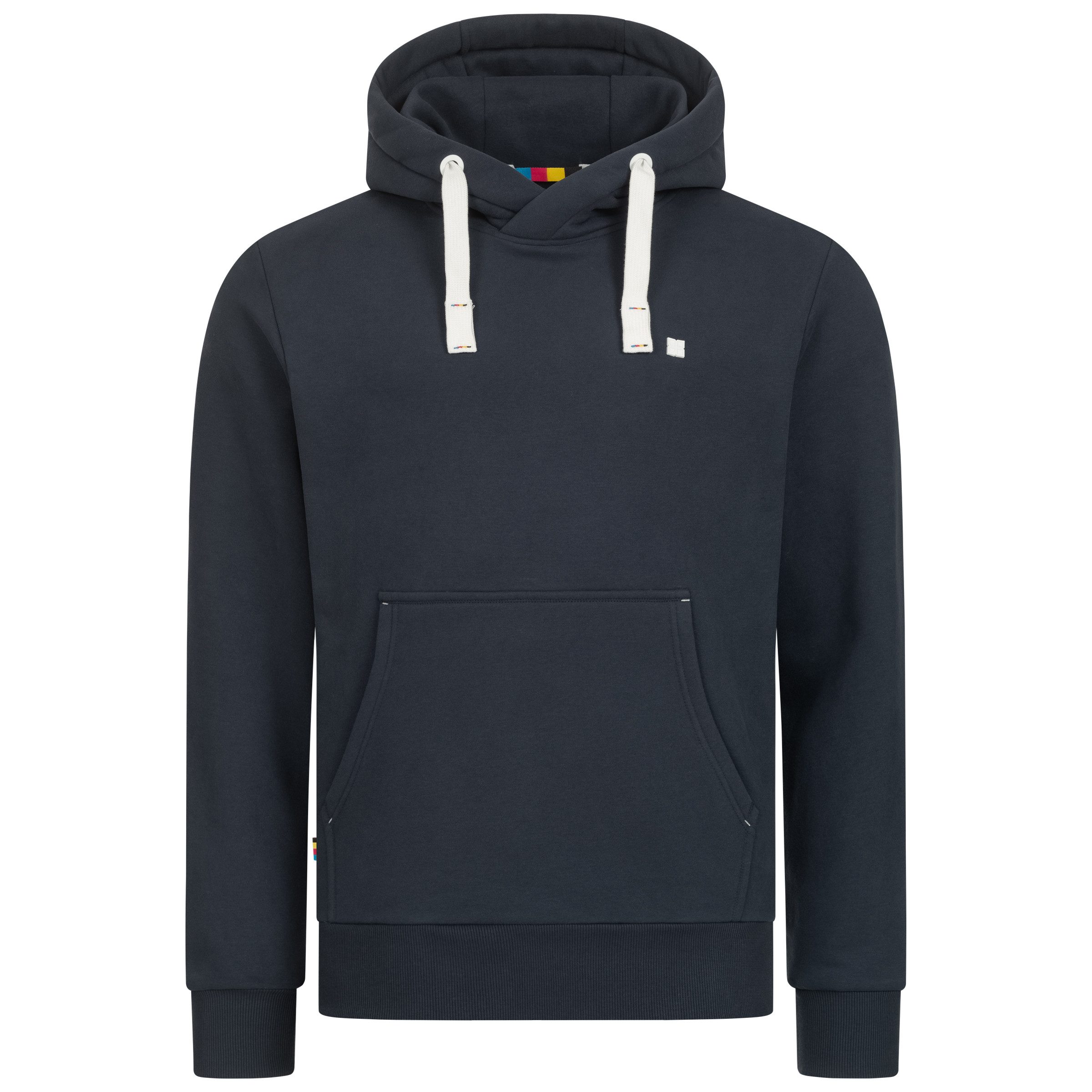 DEPROC Active Hoodie LinusCMYK II MANNEN zachte fleecejack met kangoeroezak