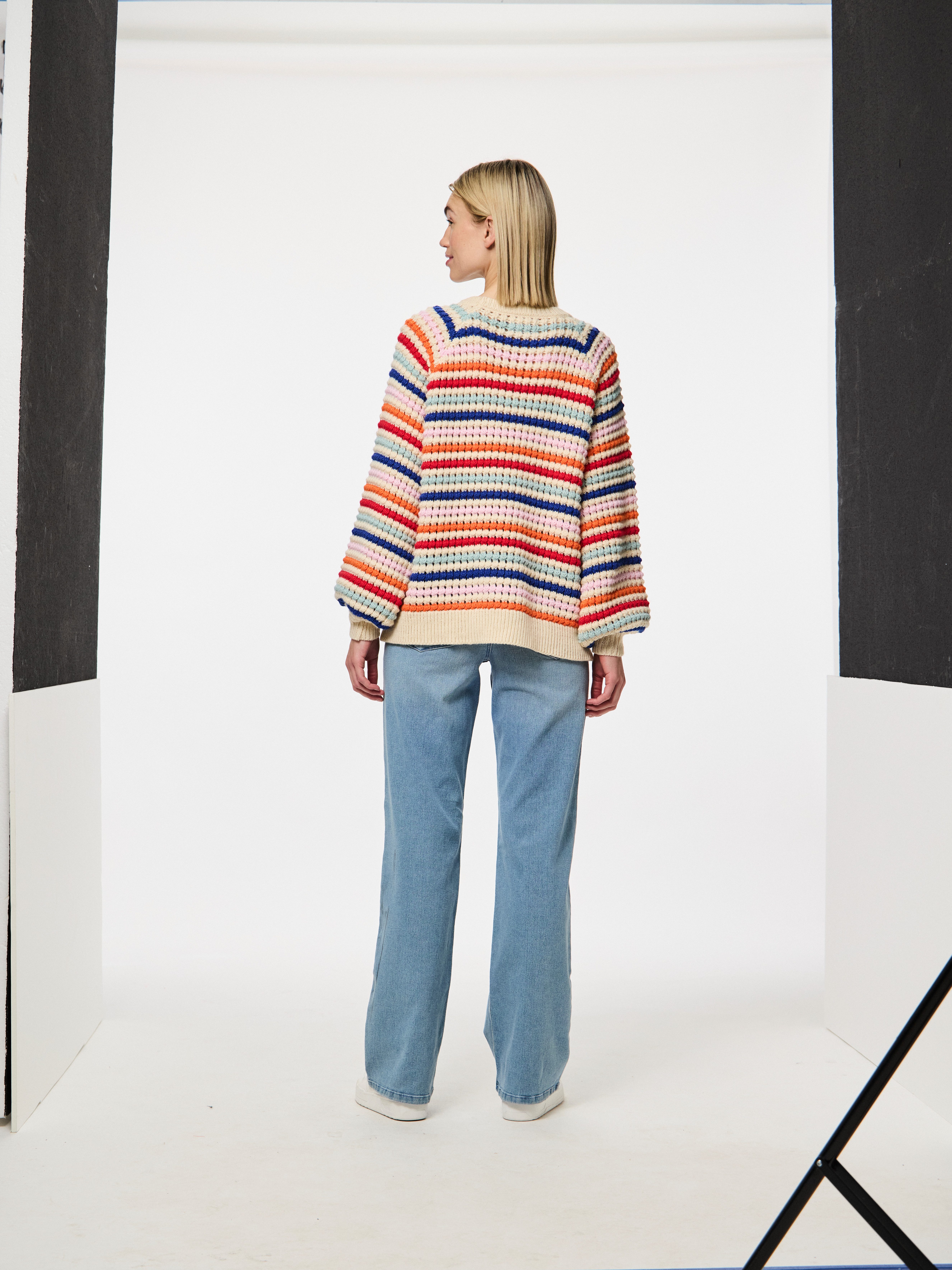 pieces Trui met ronde hals PCDOSLA LS O-NECK KNIT MM