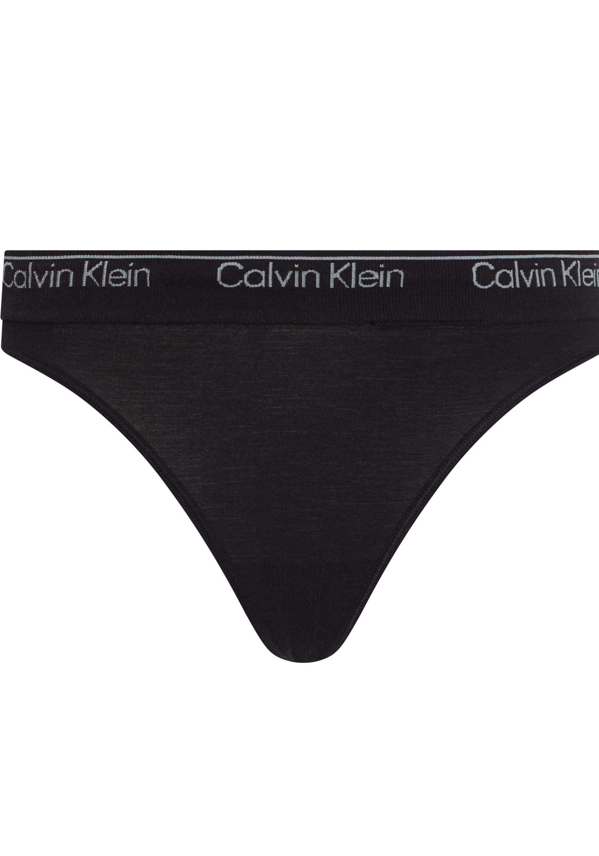 Calvin Klein T-string THONG met ck-logo op de tailleband