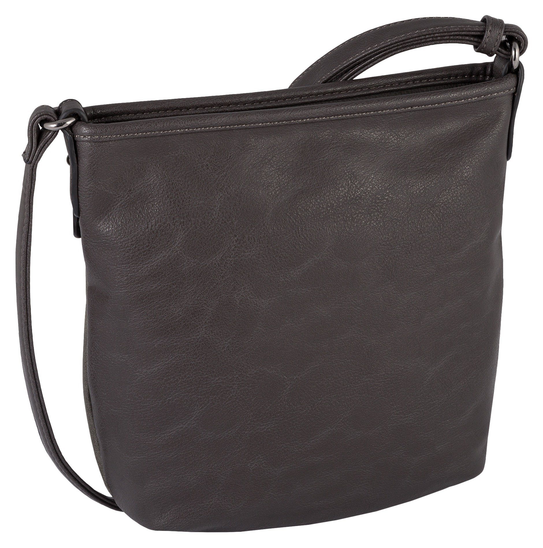 Tom Tailor Schoudertas Juna met details in metallic-look