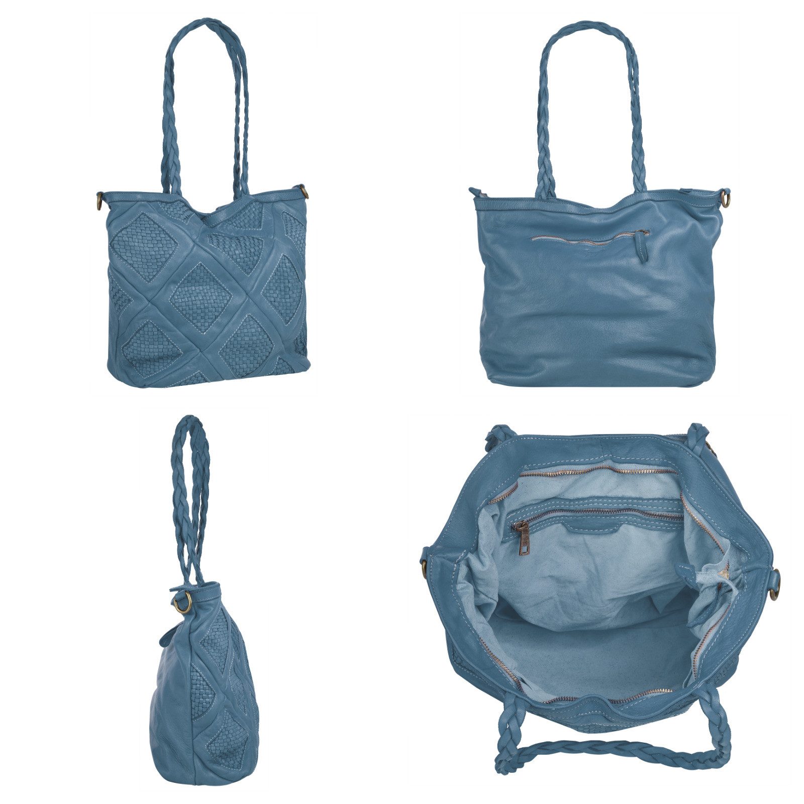Samantha Look Shopper echt leer, made in italy