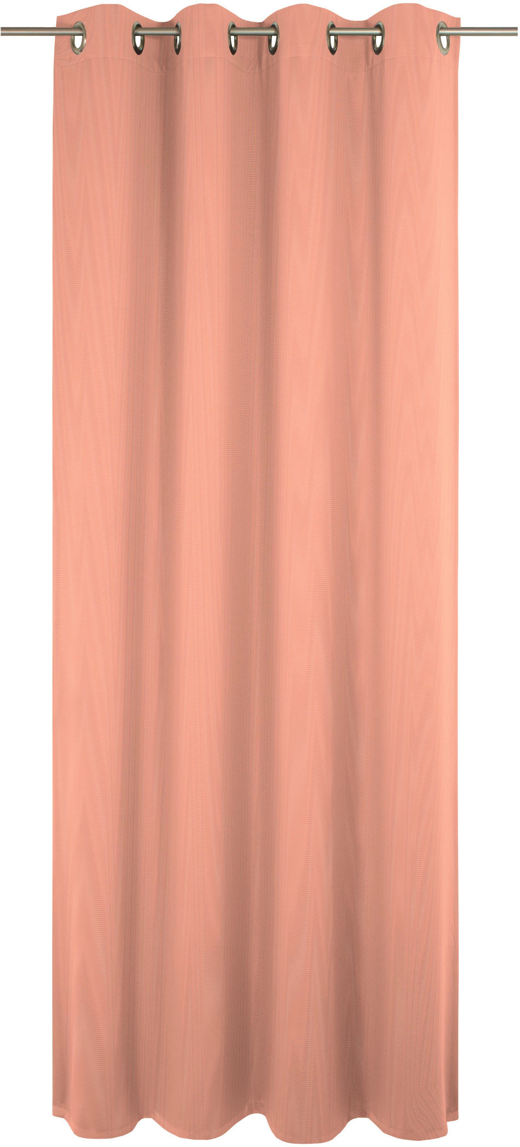 Wirth Gordijn Uni Collection (1 stuk) vitrage maat 142 cm x 175 cm oranje