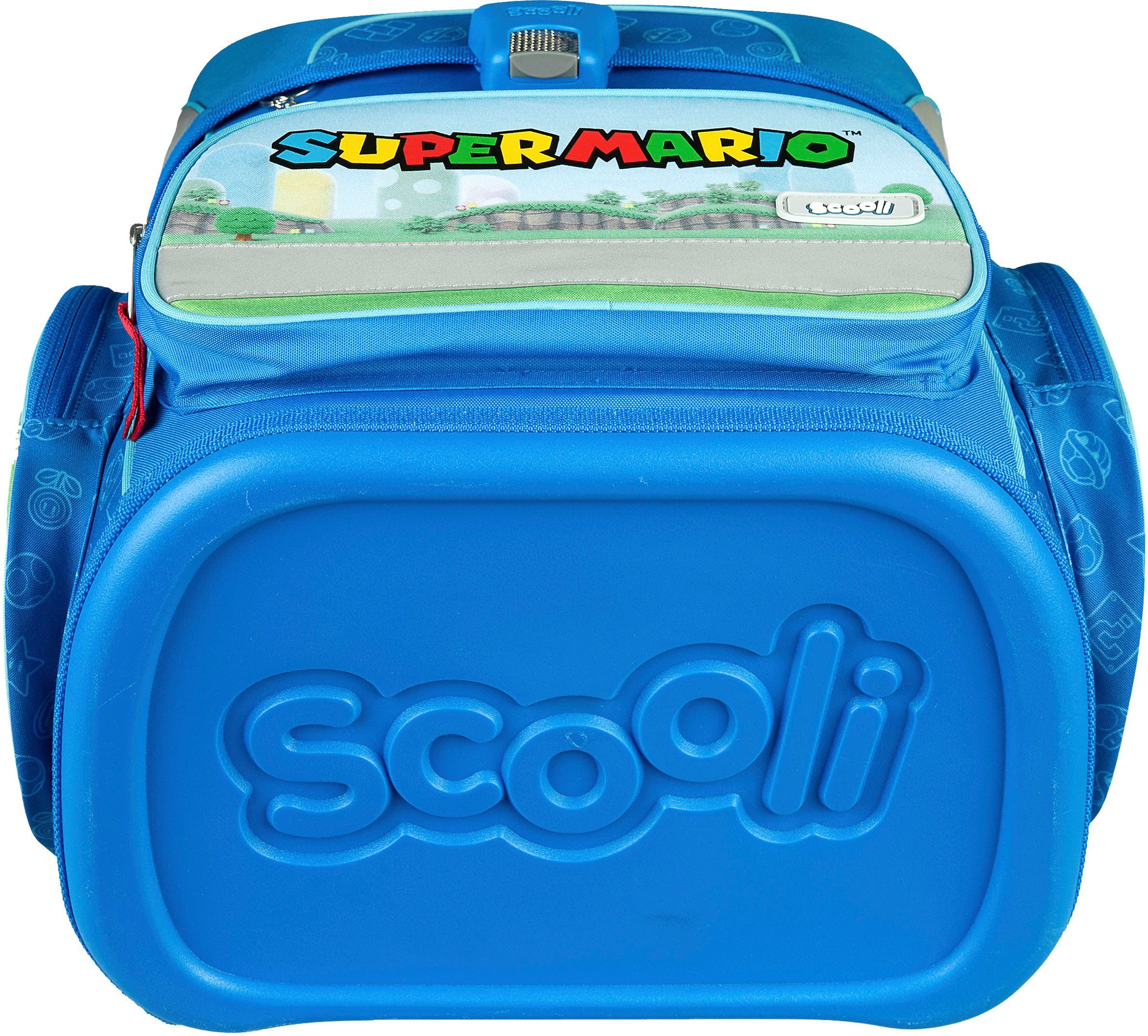 Scooli Schooltas EasyFit, Super Mario (set, 5-delig)