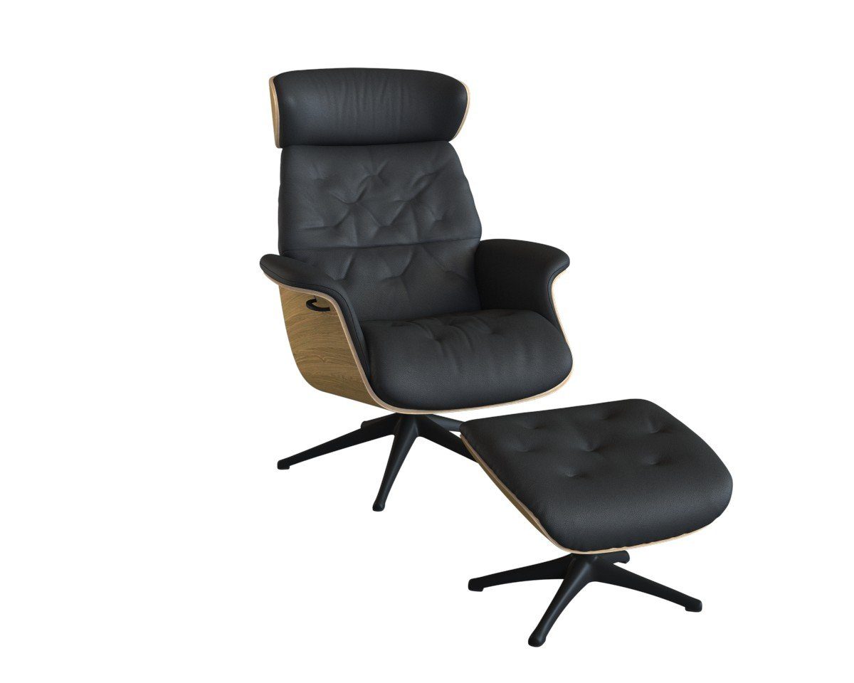 FLEXLUX Relaxfauteuil Volden, functionele stoel, gestoffeerde stoel, armleuningen, TV-fauteuil