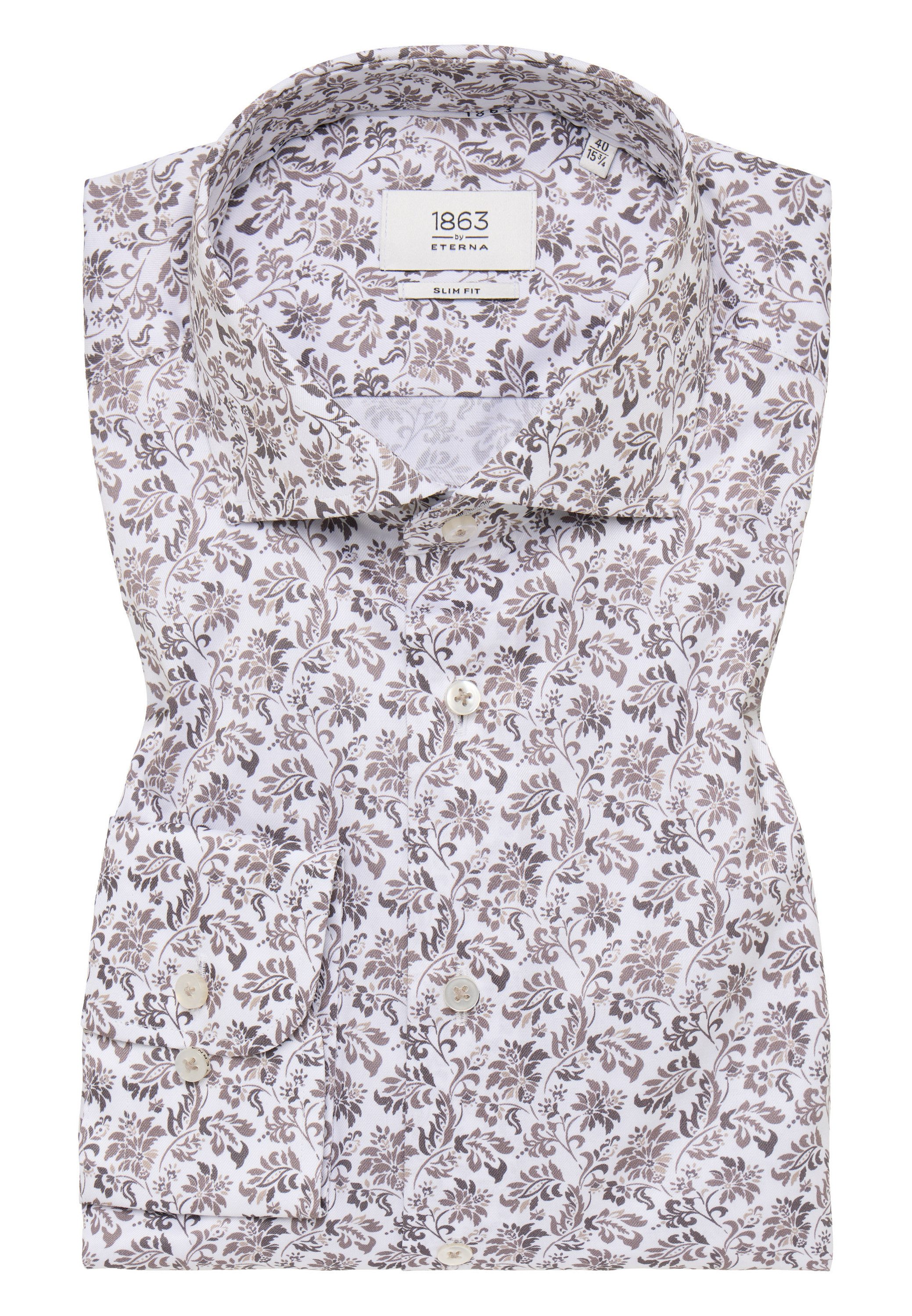 Eterna Overhemd met lange mouwen Slim fit
