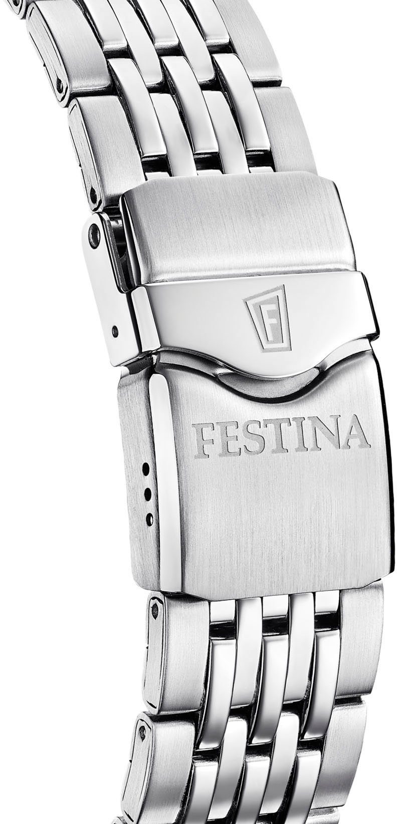Festina Kwartshorloge Diver Collection Horloge, herenhorloge, duikhorloge, roestvrijstalen band, datum