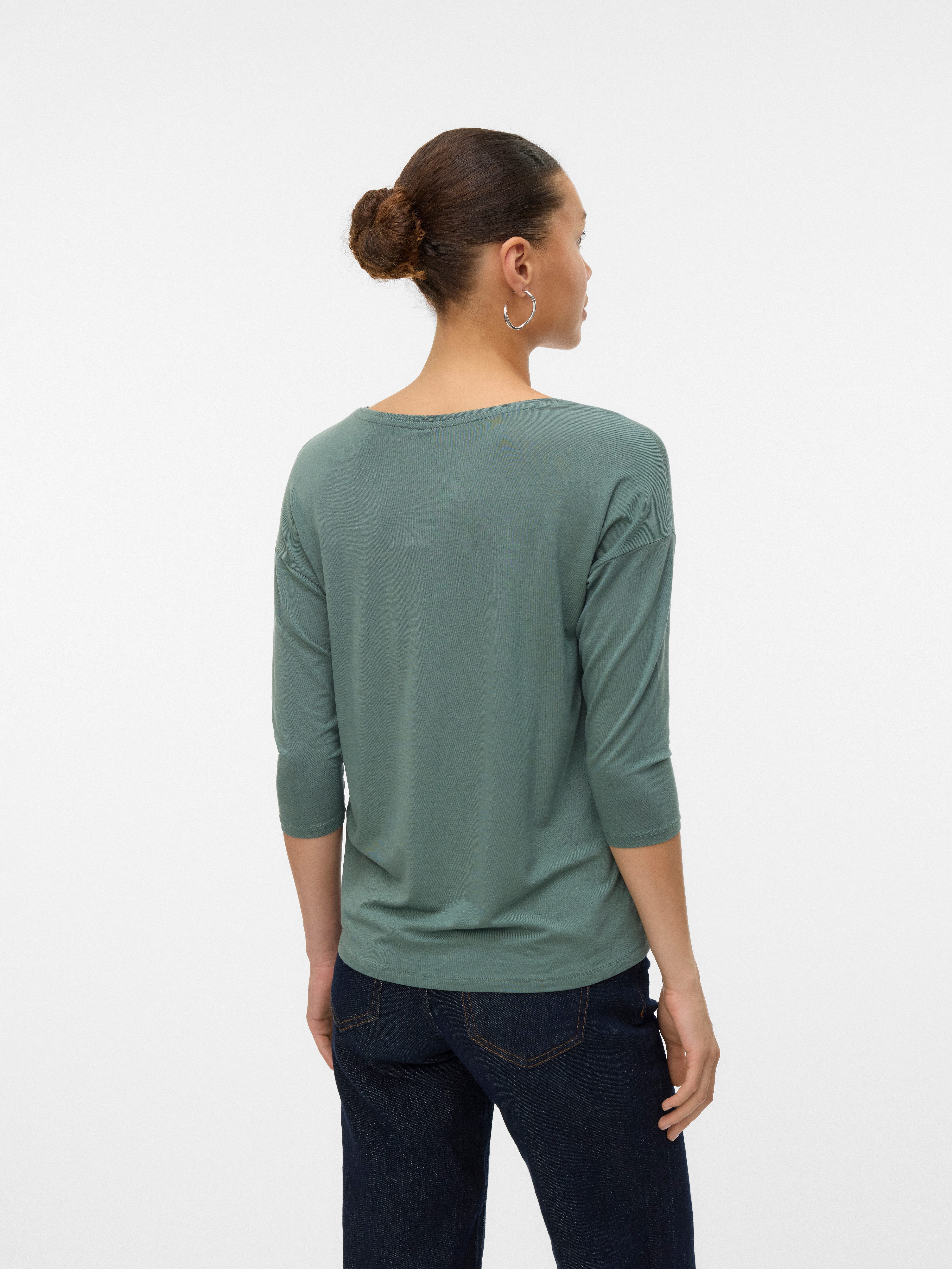Vero Moda Shirt met 3/4 mouwen VMAVA 3/4 TOP JRS GA NOOS