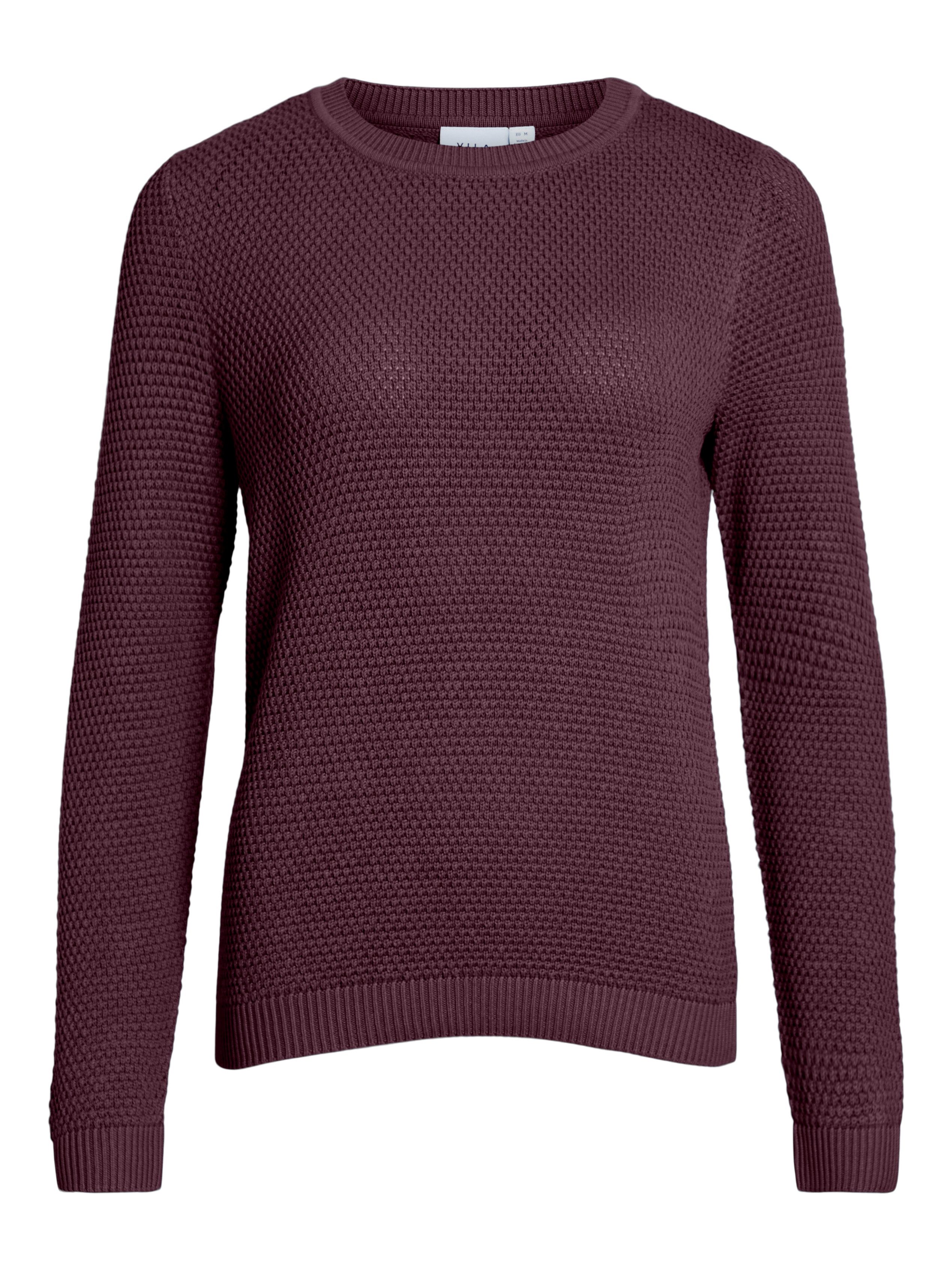 Vila Trui met ronde hals VIDALO O-NECK L/S KNIT TOP- NOOS
