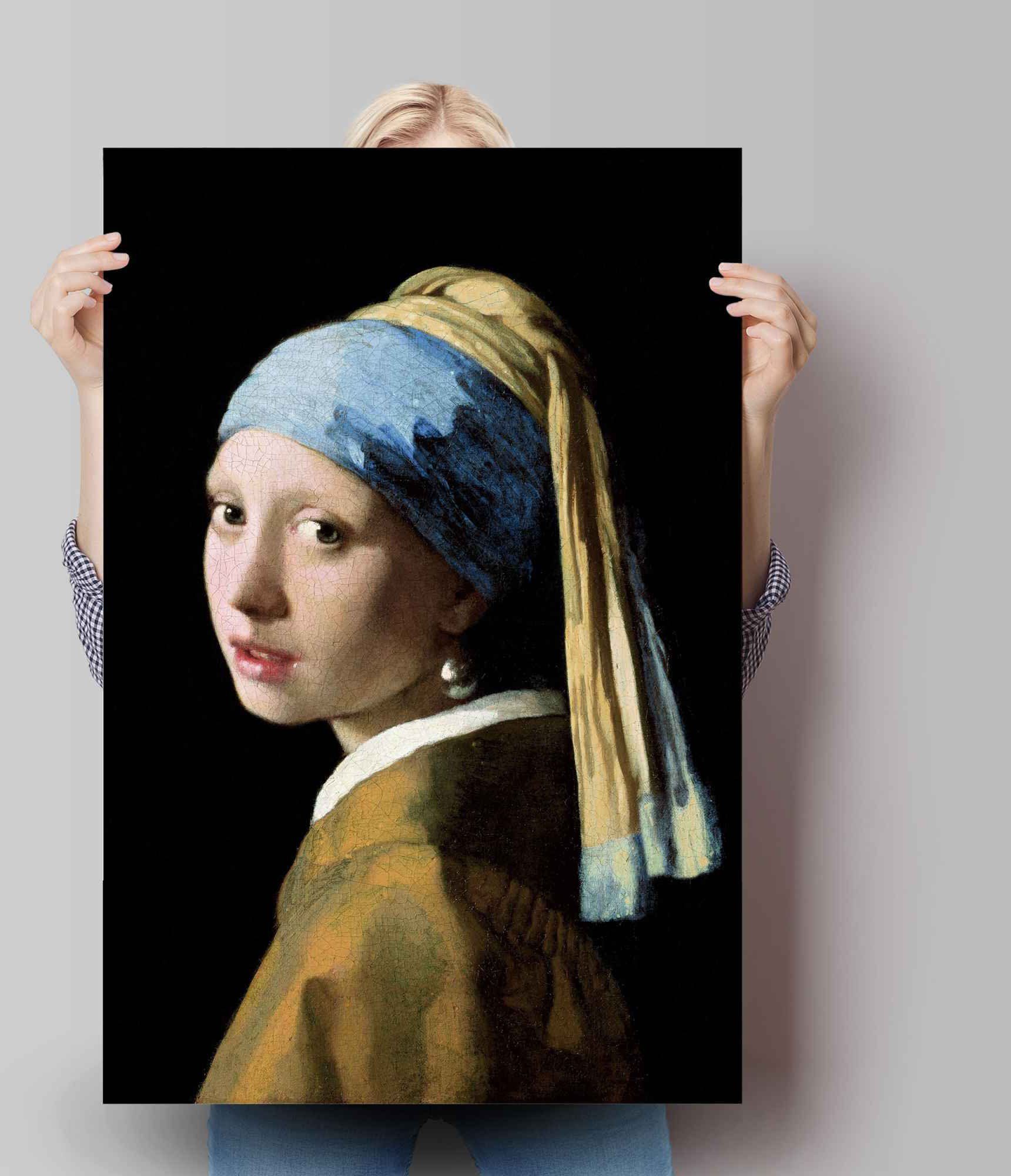 Reinders! Poster het meisje met de parel Jan Vermeer