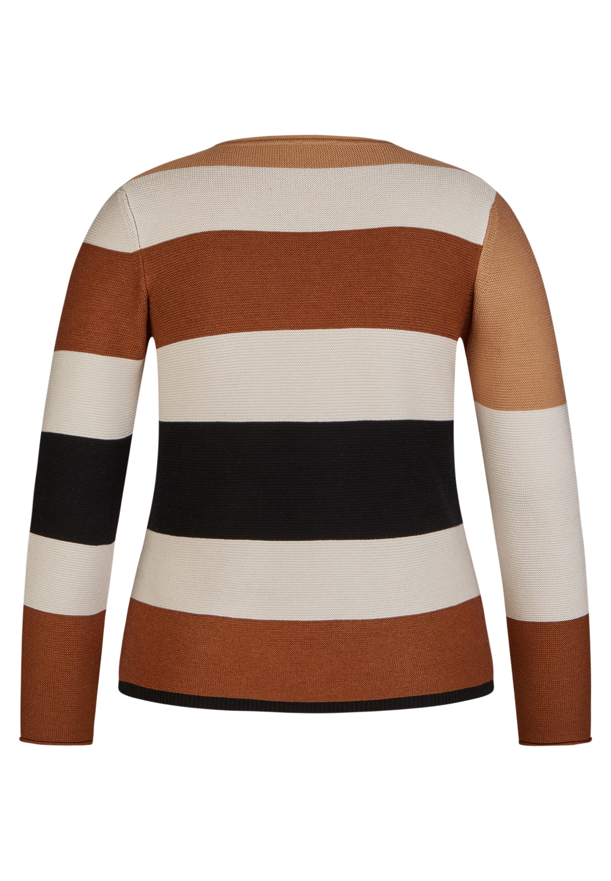 Rabe Gebreide trui met colorblocking-patroon