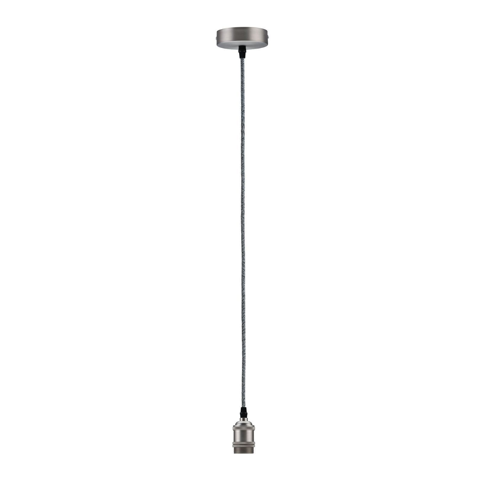 Paulmann Hanglamp Neordic Eldar max. 1x60W Geborsteld nikkel 230V Metaal (1 stuk)