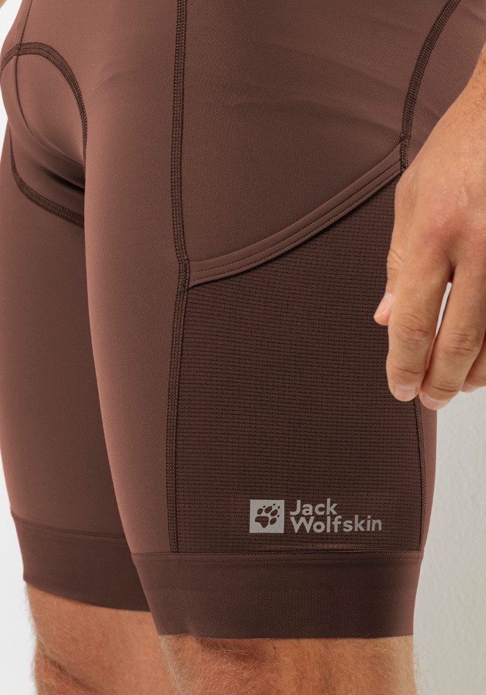 Jack Wolfskin Fietsbroek MOROBBIA BIB SHORTS M