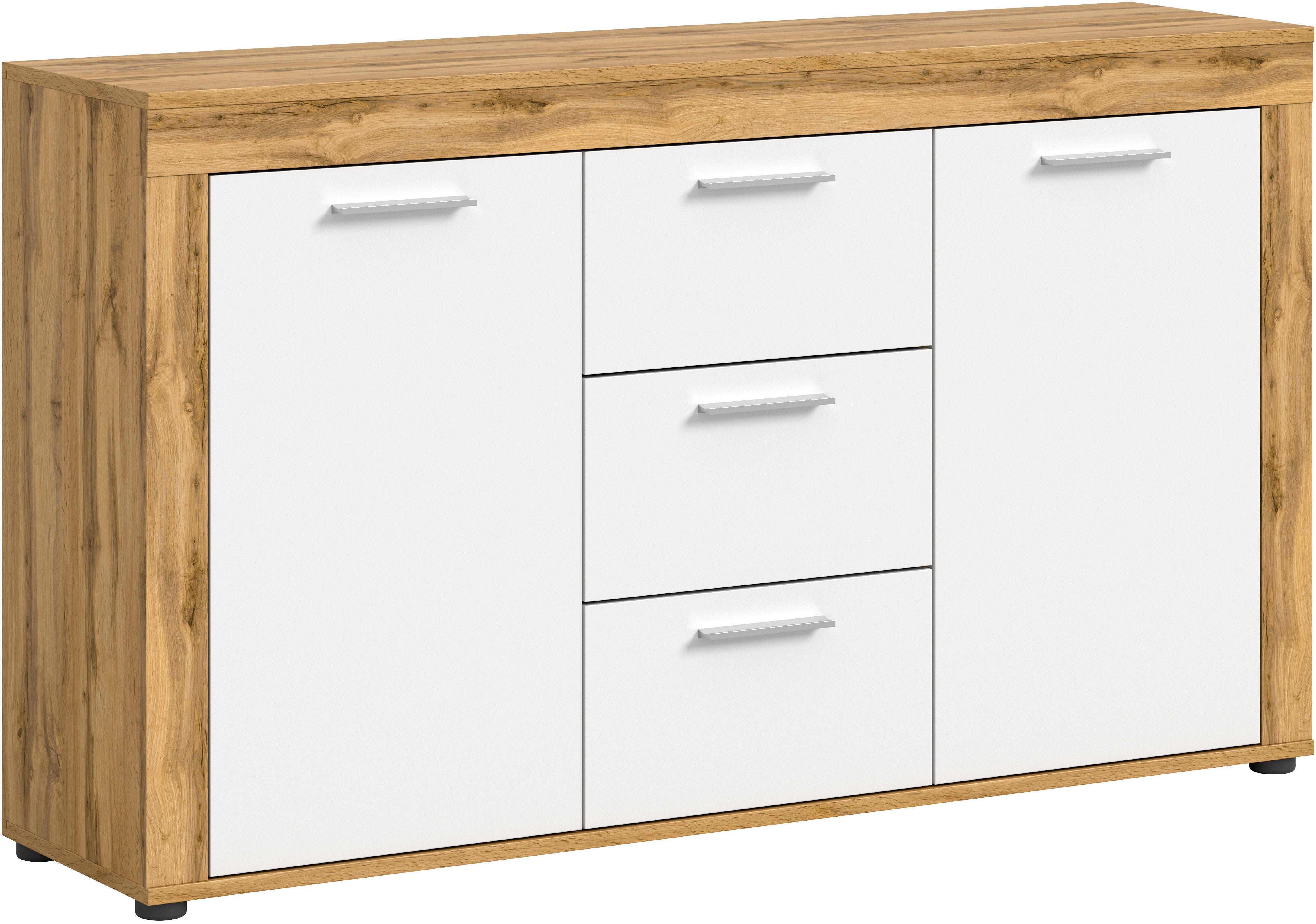 INOSIGN Dressoir Aosta, breedte 125 cm, in verschillende kleuruitvoeringen dressoirs bruin