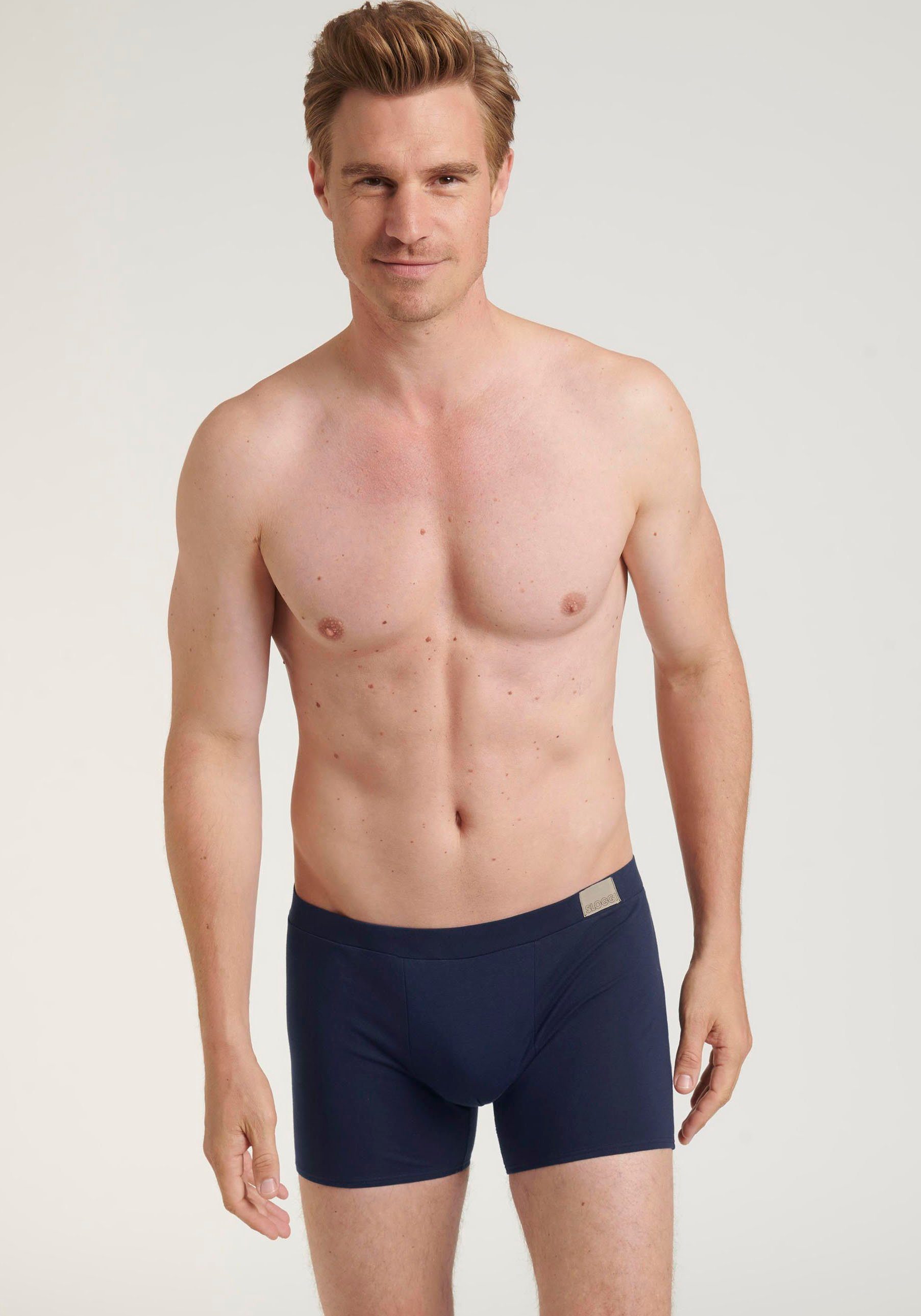 Sloggi Boxershort Men GO Natural Short C2P Casual, comfortabele basics (2 stuks, Set van 2)