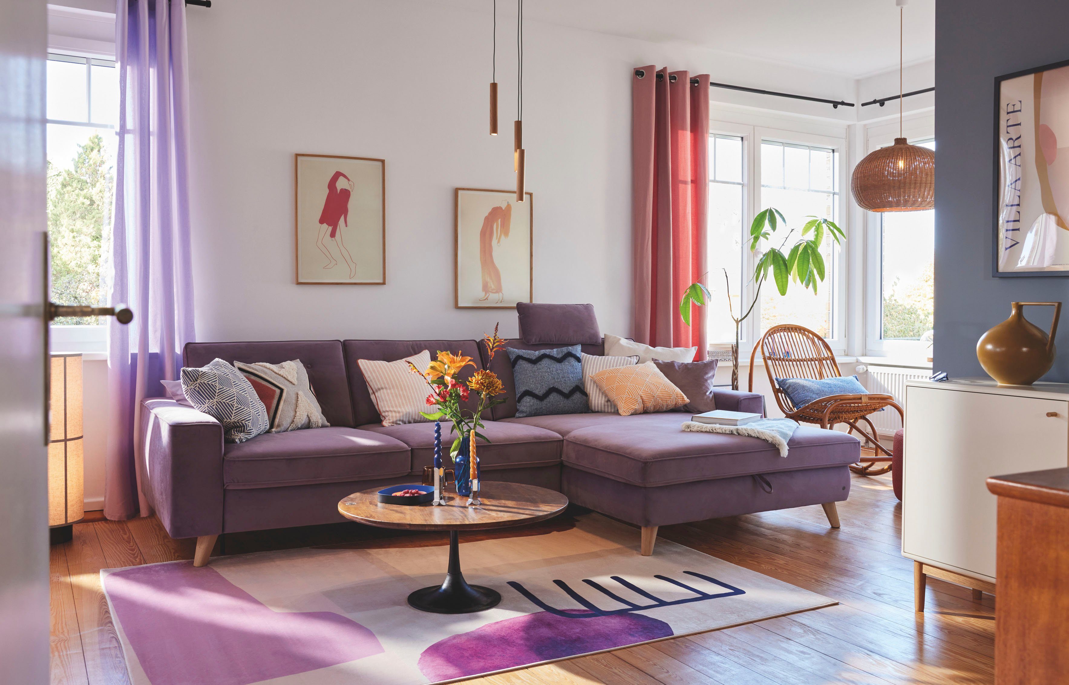 TOM TAILOR HOME Vloerkleed Shapes - TWO Korte pool, gedessineerd, modern design
