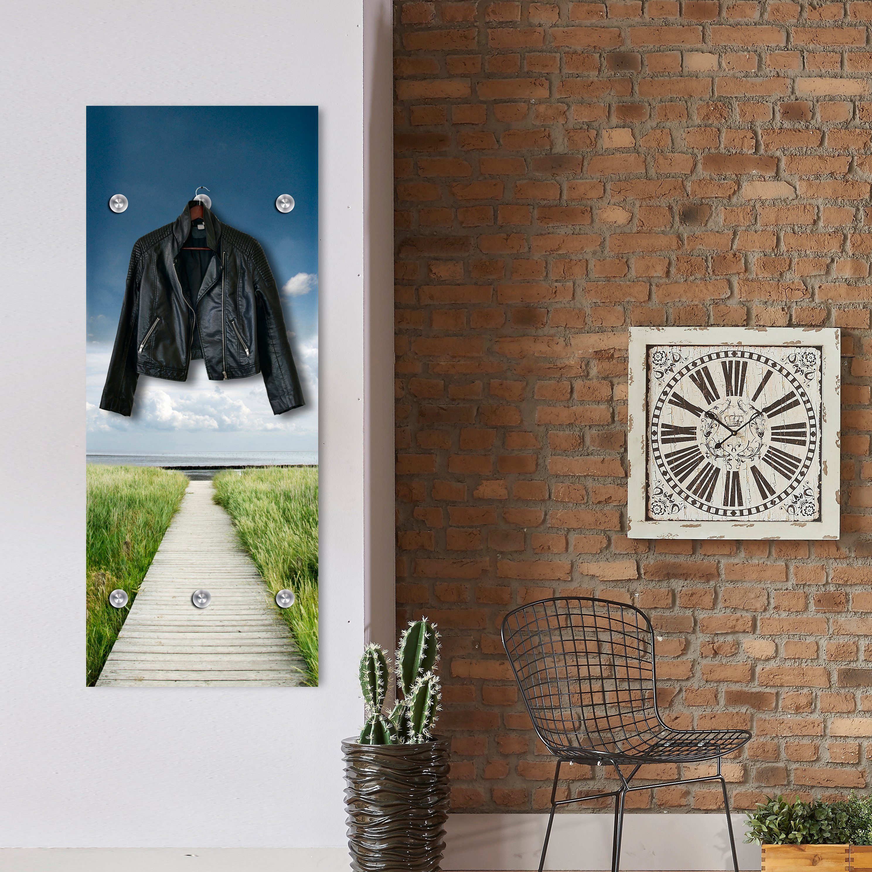queence Kapstok Duinen met 6 haken, 50 x 120 cm