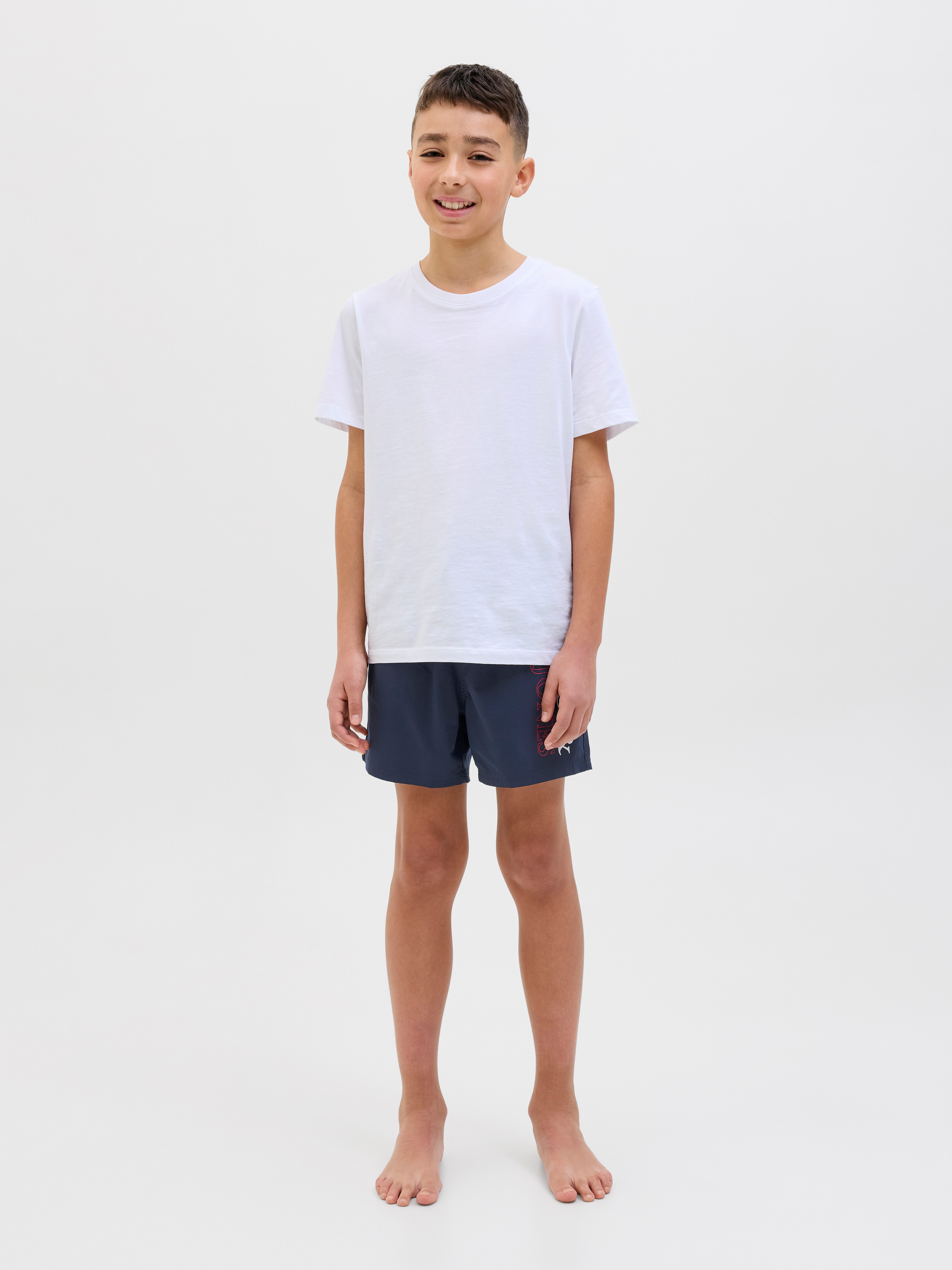Jack & Jones Junior Zwemshort JPSTMAUI JJSWIM DOUBLE LOGO AKM SN JNR