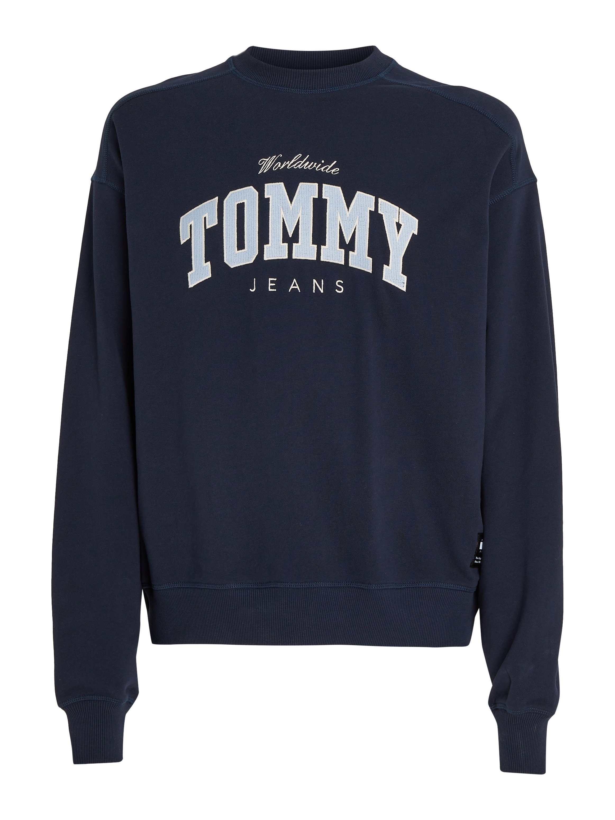 TOMMY JEANS Sweatshirt TJM BOXY VARSITY CREW EXT
