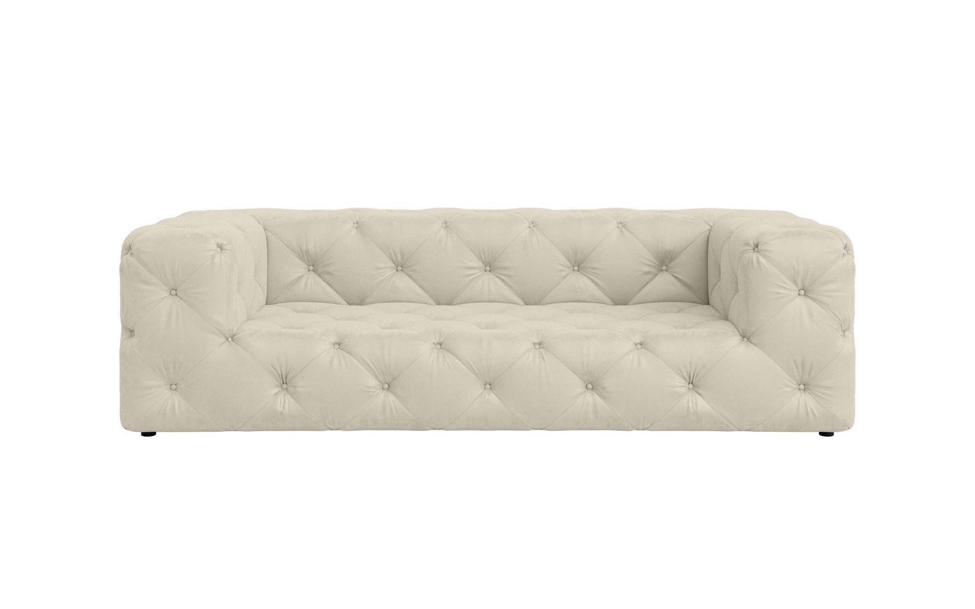 Places of Style 3-zitsbank FOLLINA 3-zits bank met klassieke chesterfield knoopverwerking
