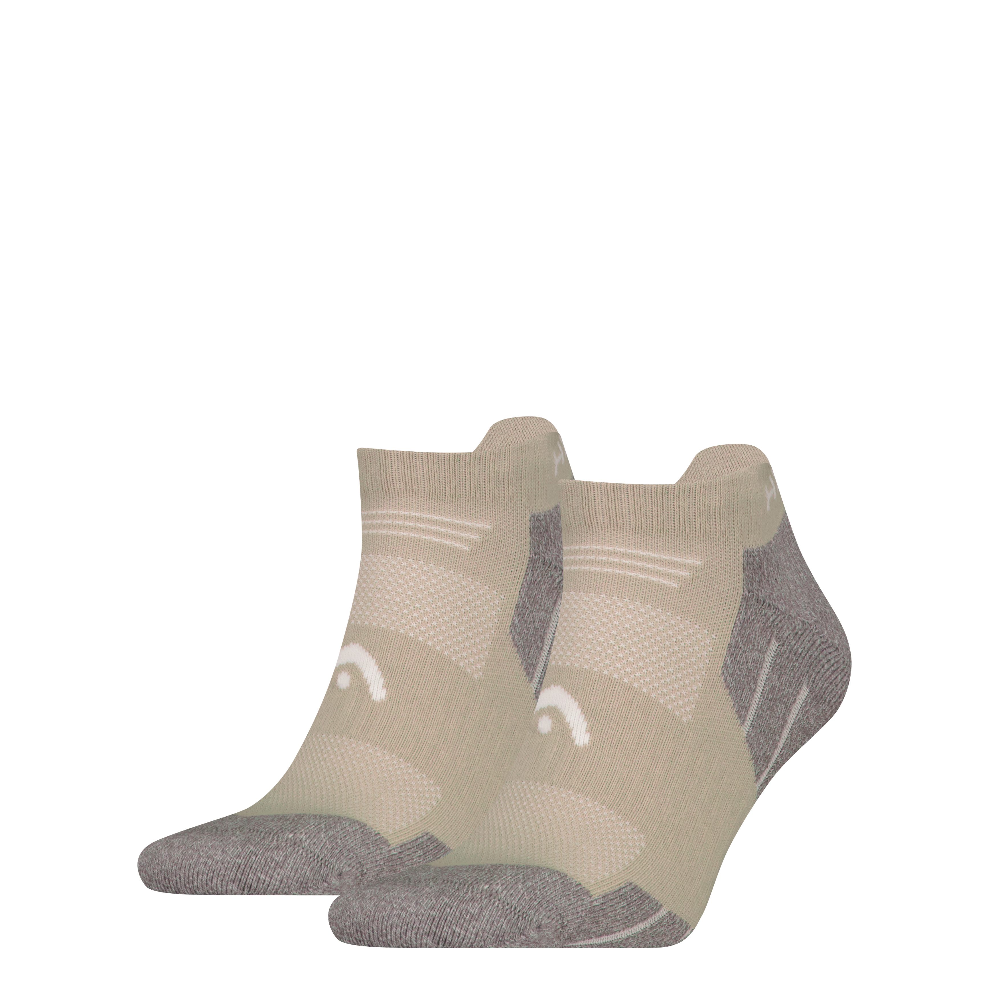 Head Sneakersokken HEAD HIKING ALL CLIMATES SNEAKER 2P (2 paar) unisex sokken maat 39-42 bruin