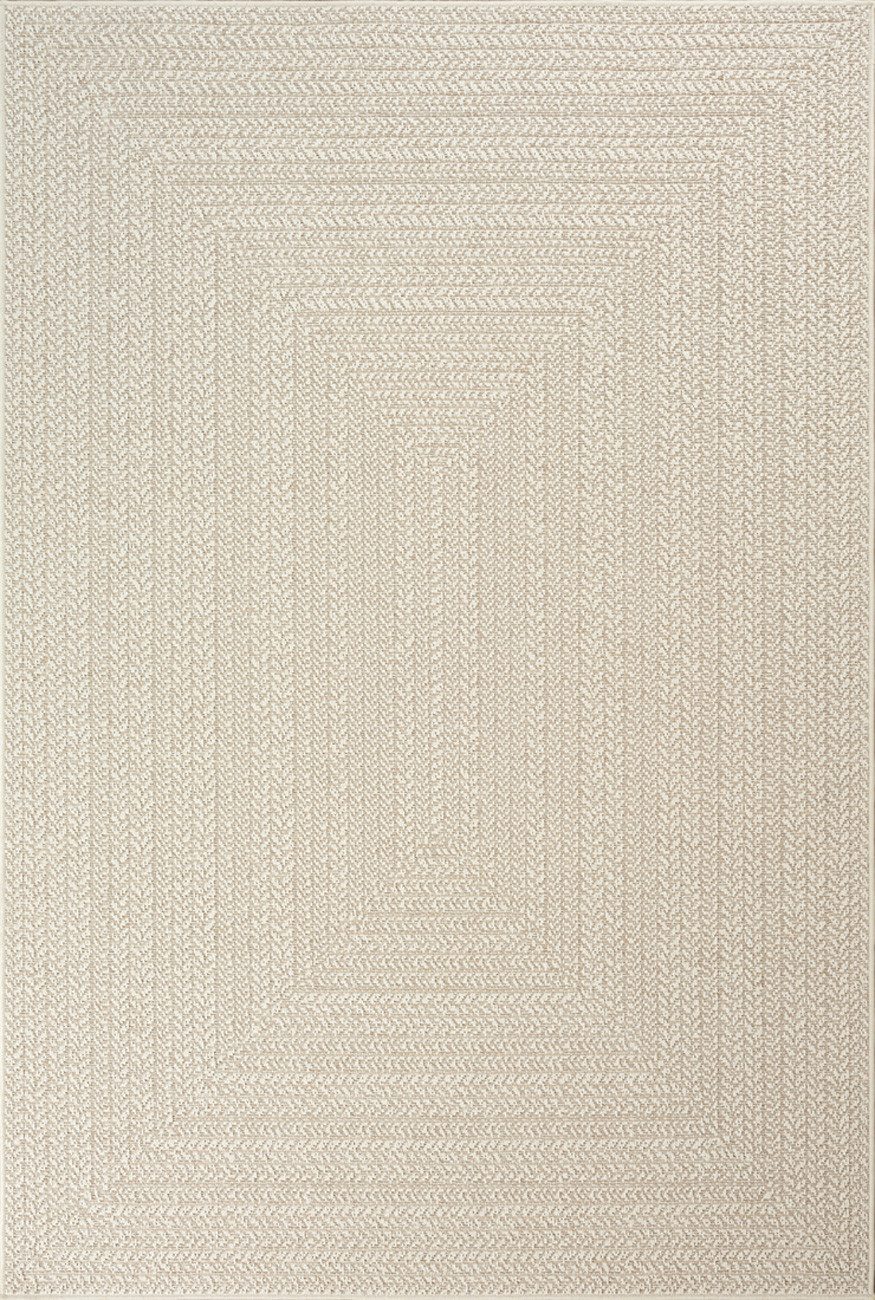 The carpet Vloerkleed Kansas moderne robuuste in- en outdoor tapijt jute look