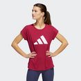 adidas performance t-shirt 3-stripes training rood