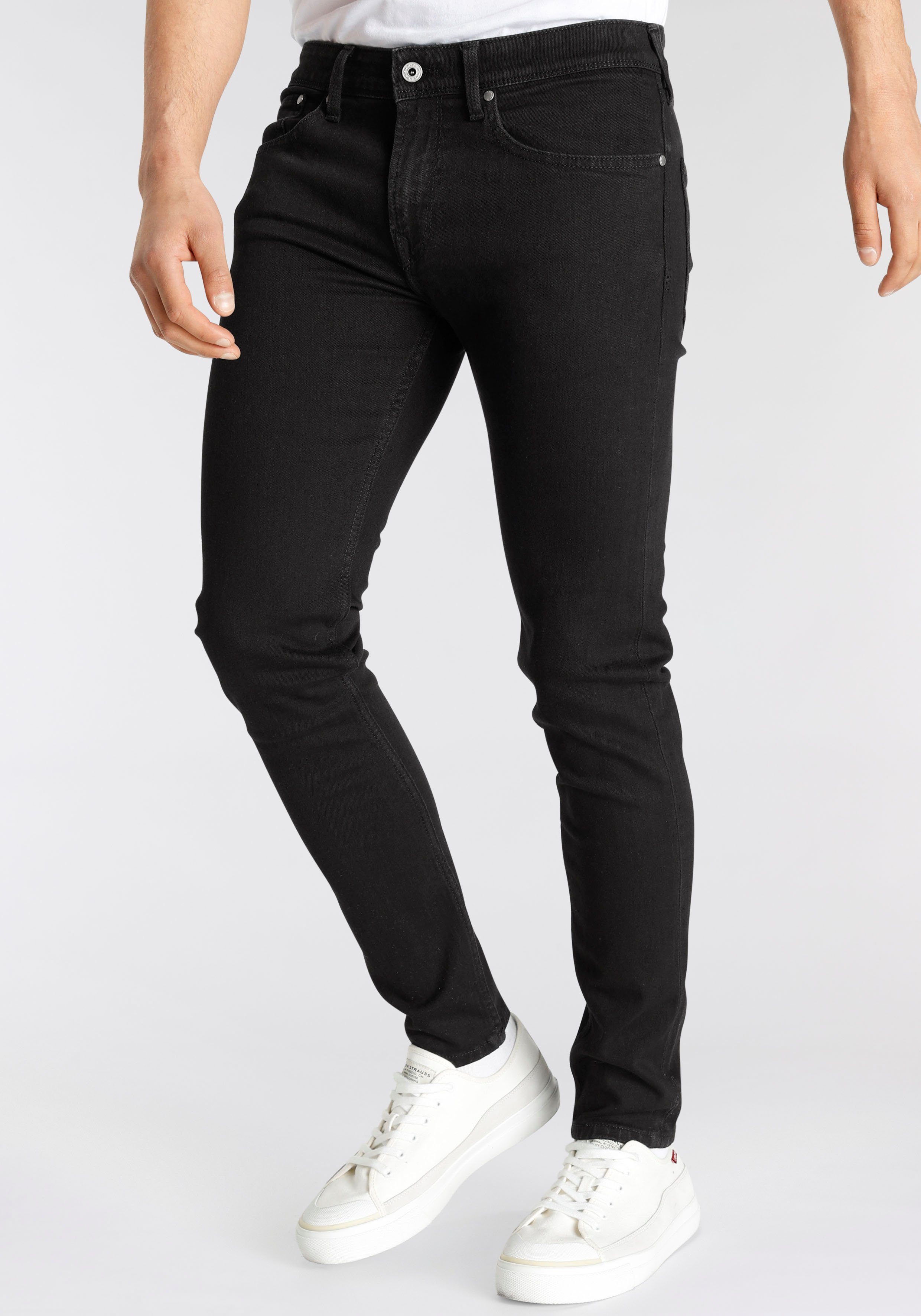 Pepe Jeans Skinny fit jeans Finsbury heren skinny jeans maat 31 zwart