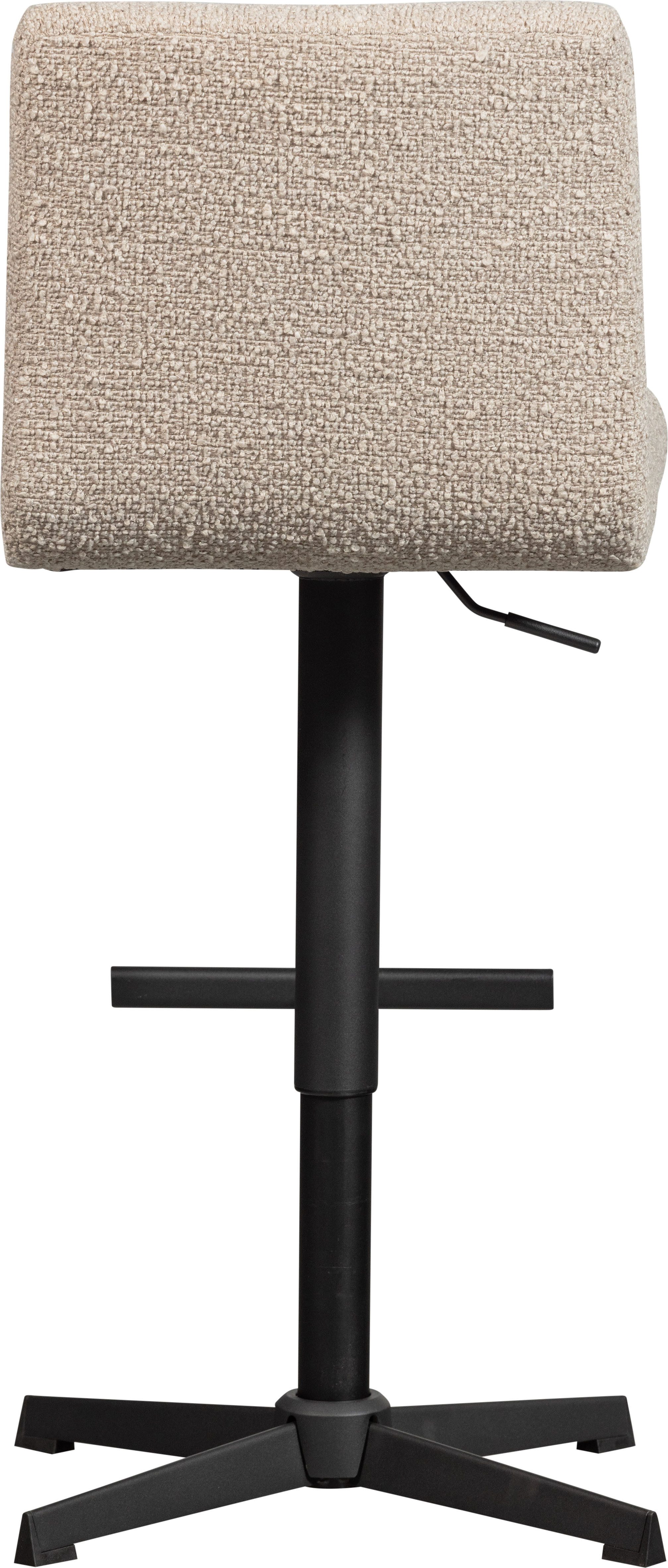 WOOOD Barkruk Vinny draaibaar, in hoogte verstelbaar, breedte 44 cm (set, 2 stuks)