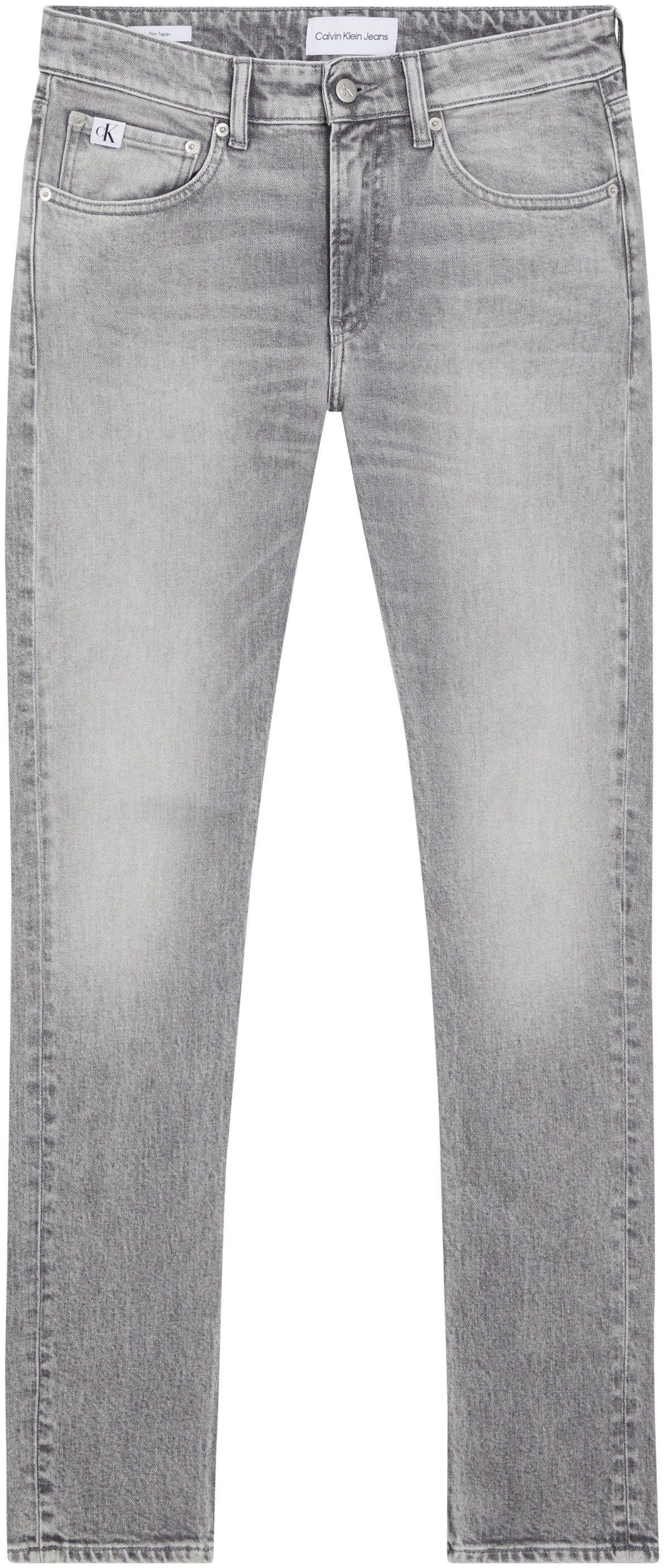 Calvin Klein Slim fit jeans SLIM TAPER in een klassiek 5-pocketsmodel