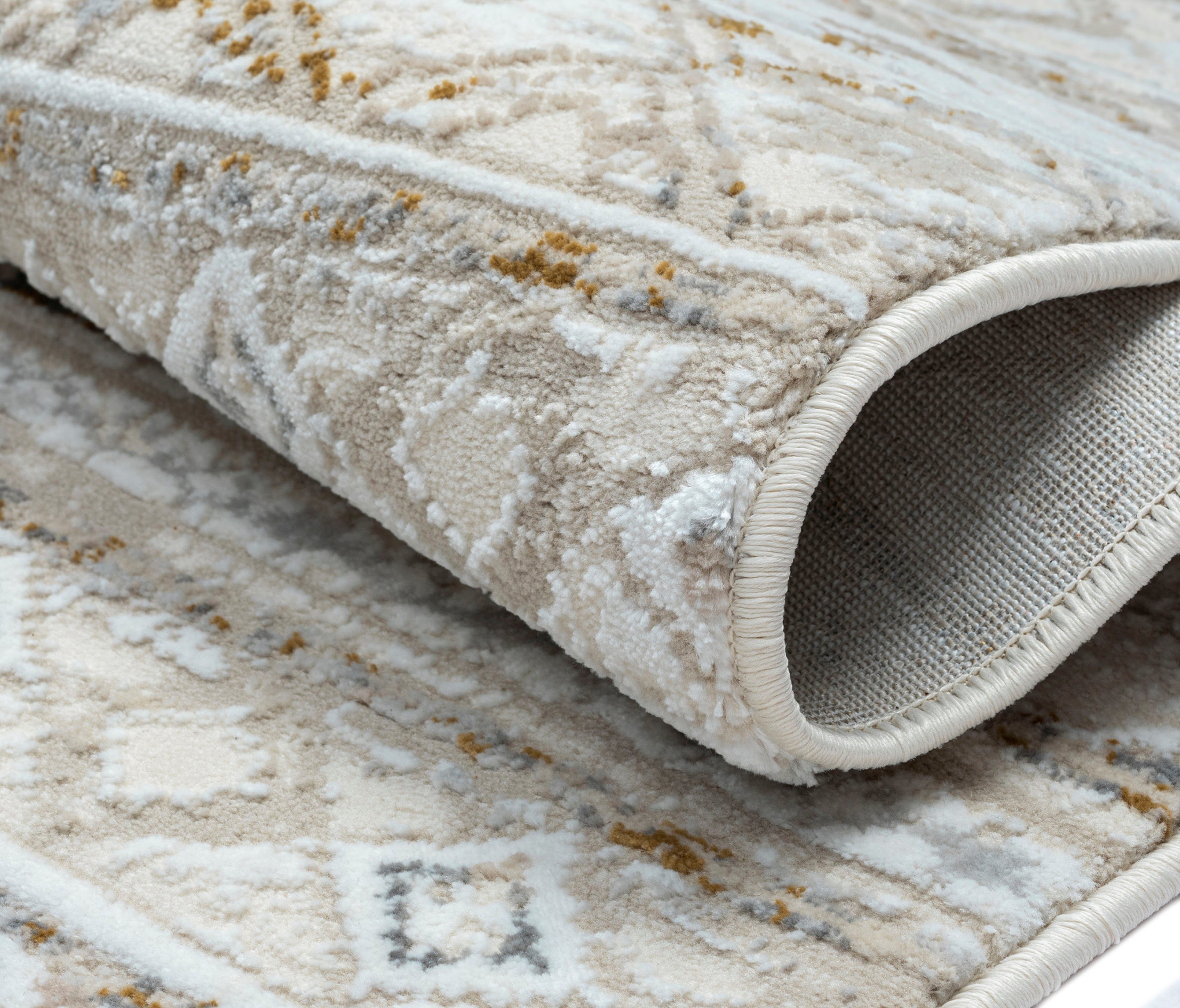 Myflair Möbel & Accessoires Vloerkleed Mijn Nomady voorraadopruiming Kortpolig, Scandi-ontwerp, bijzonder zacht door microvezel, met franjes