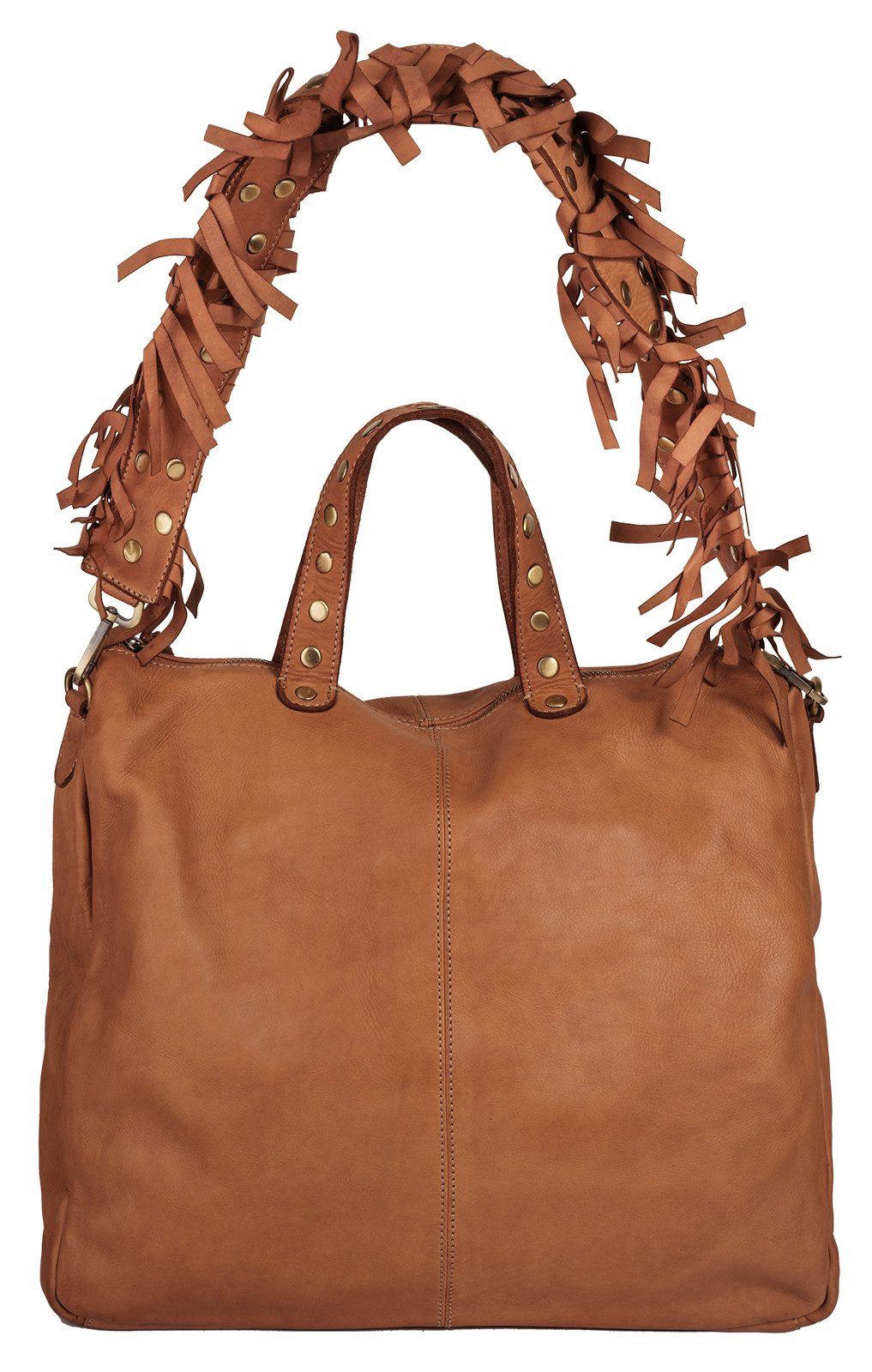 Samantha Look Schoudertas echt leer, made in italy