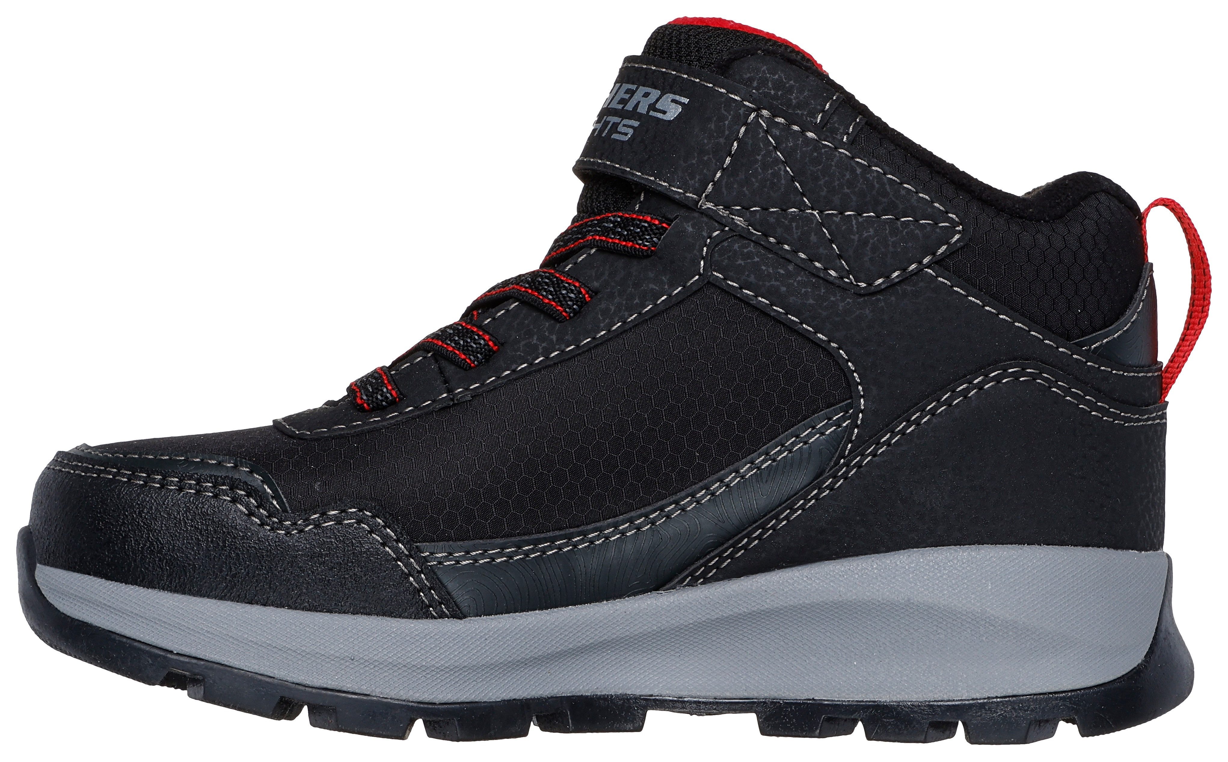 Skechers Winterlaarzen Storm Blazer - Glow Roam , kleuterschoen, klittenbandlaars, knipperlaars met tex-membraan
