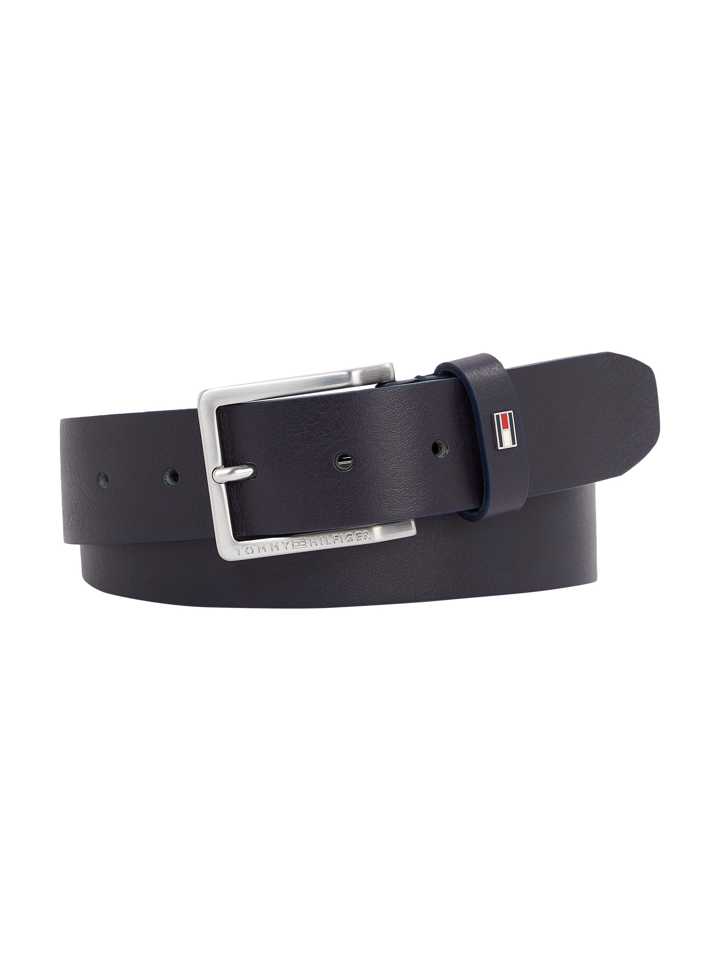 Tommy Hilfiger Leren riem Oliver Extended 3 5 cm met klassieke metalen gesp