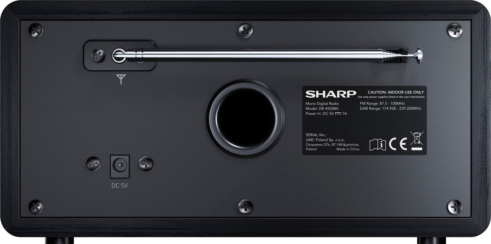 Sharp Digitale radio DAB DR-450