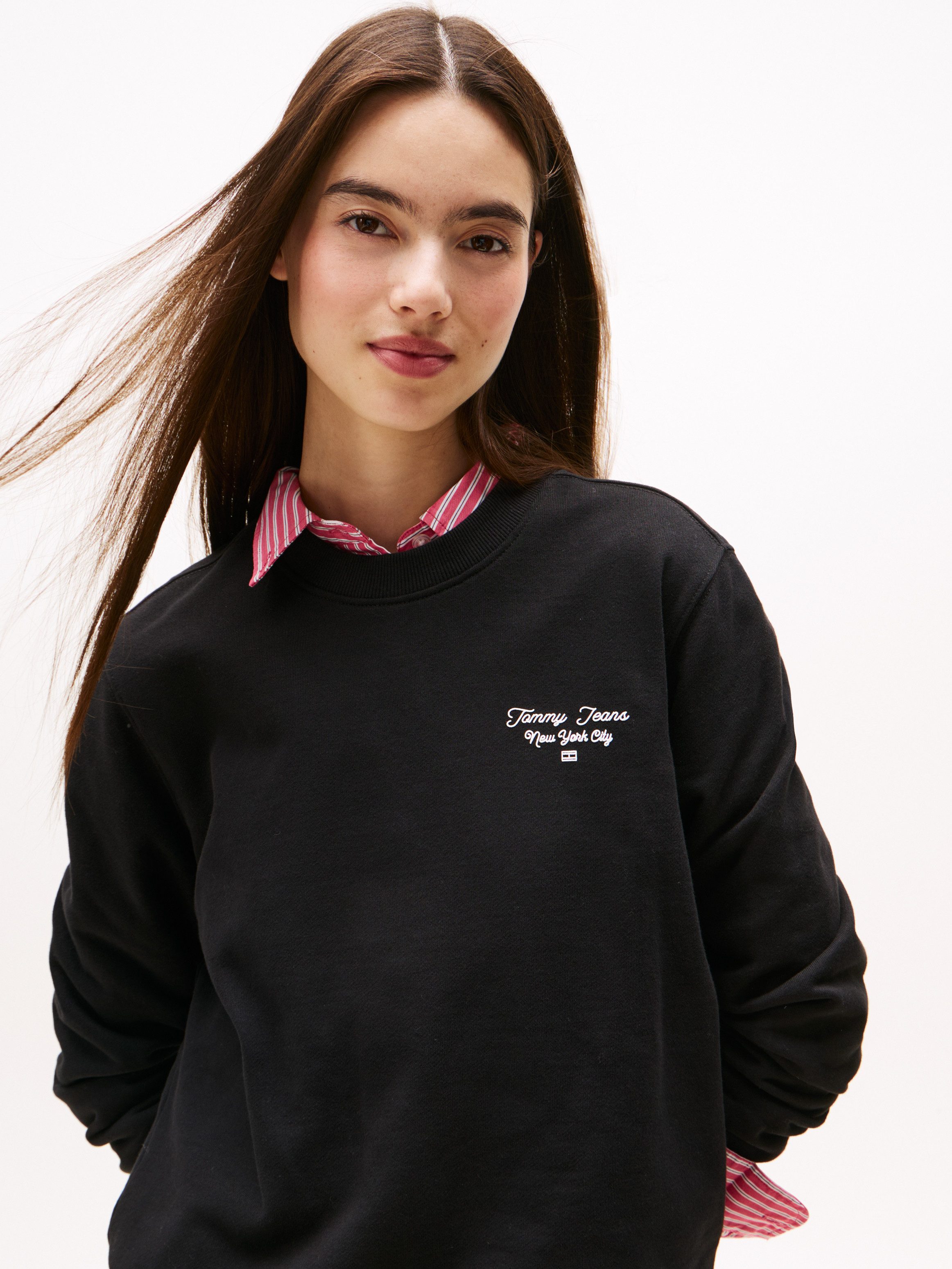 TOMMY JEANS Sweatshirt TJW REG ESS LOGO 1 CREW EXT