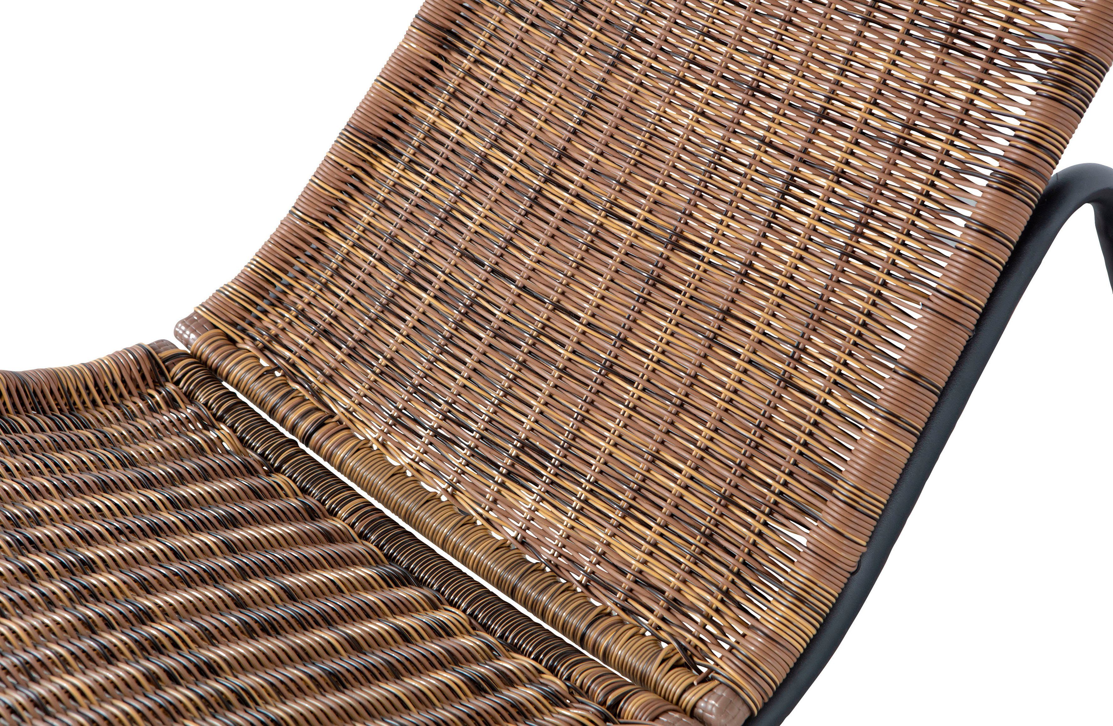 WOOOD Tuinstoel TOMS geschikt voor binnen- en buitenruimtes, h 97 cm x b 51 cm (1 stuk)