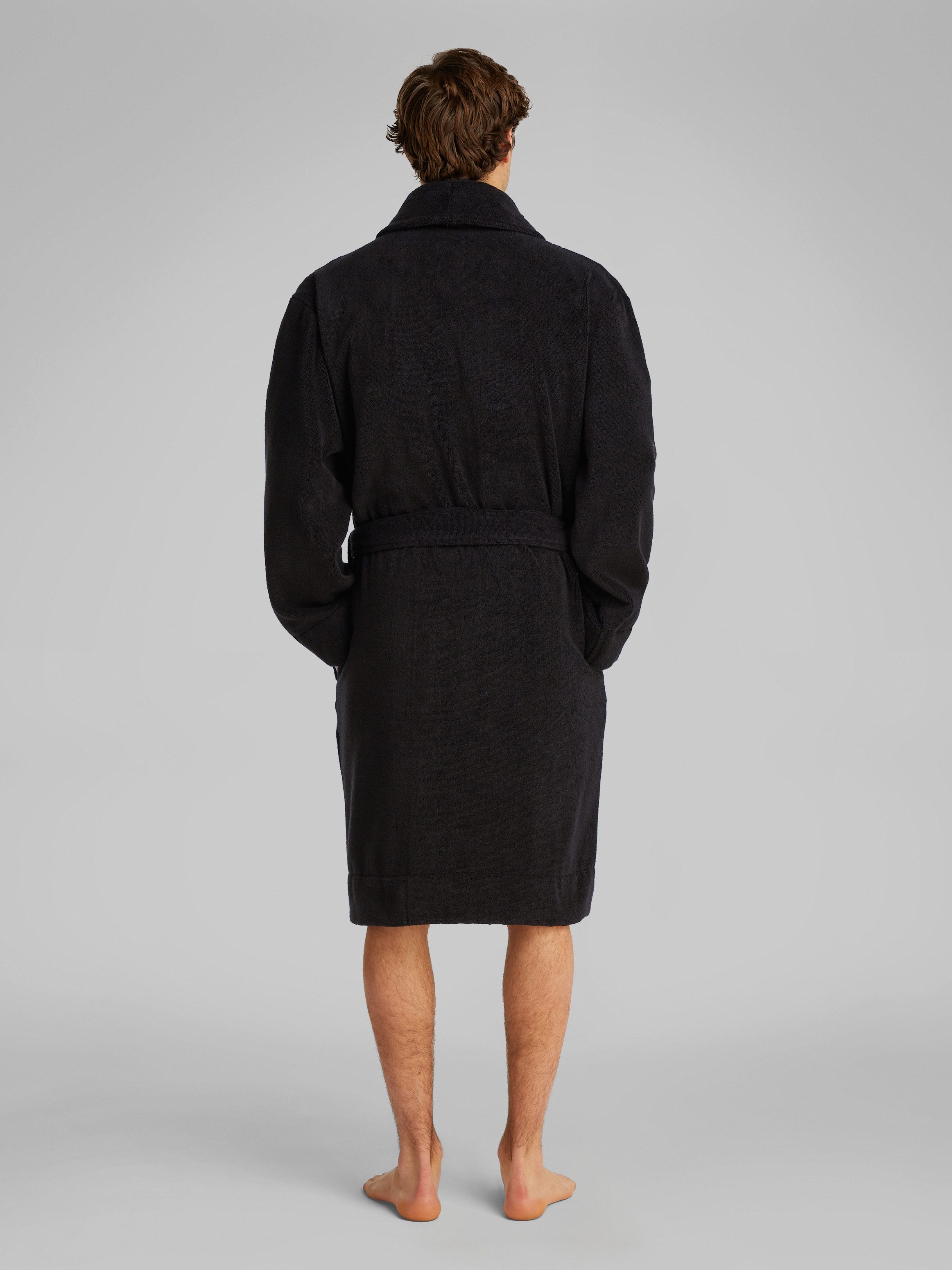 Calvin Klein Badjas ROBE met geborduurd logo