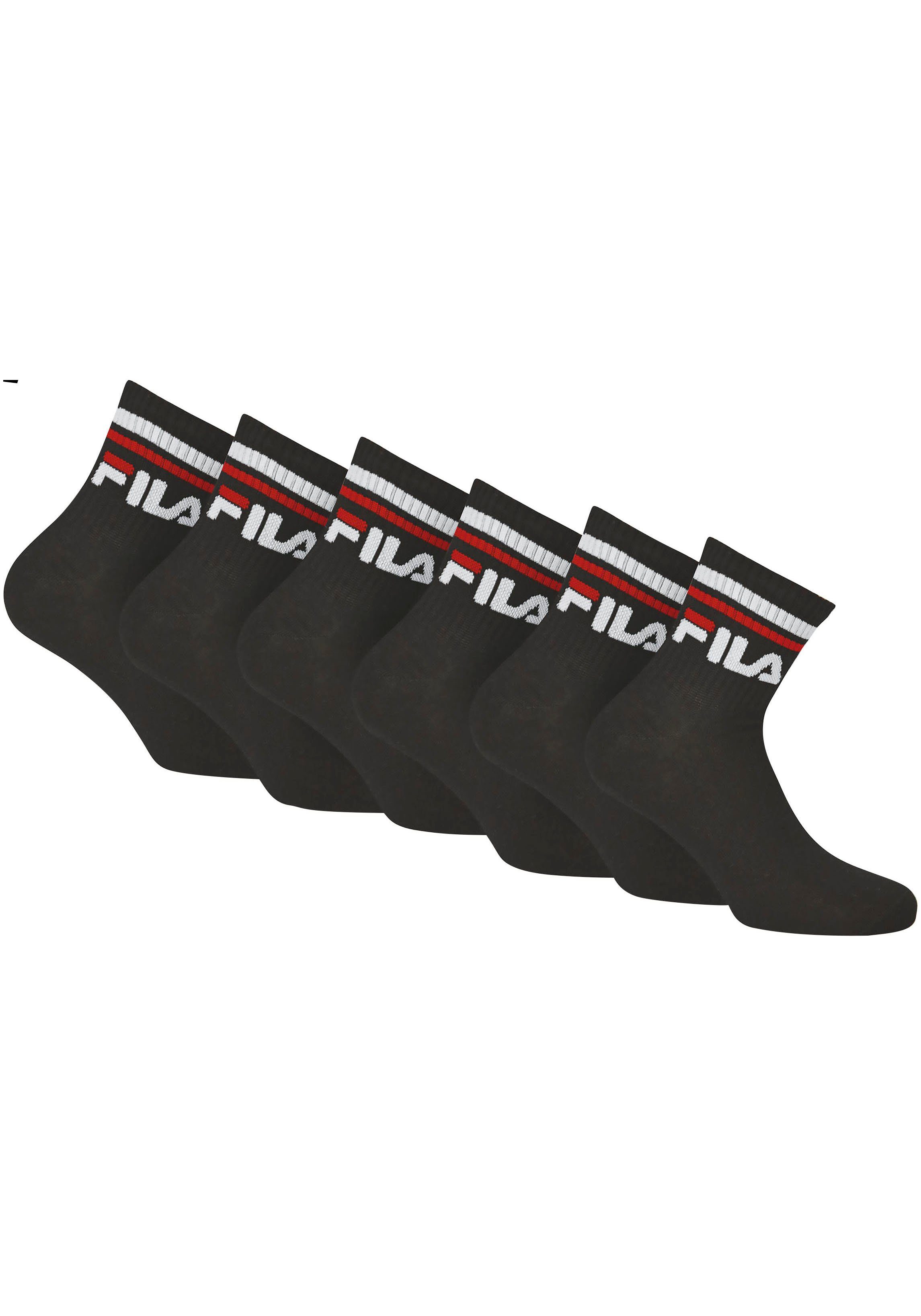 Fila Korte sokken UNISEX QUARTER PLAIN SOCKS (set, 6 paar)