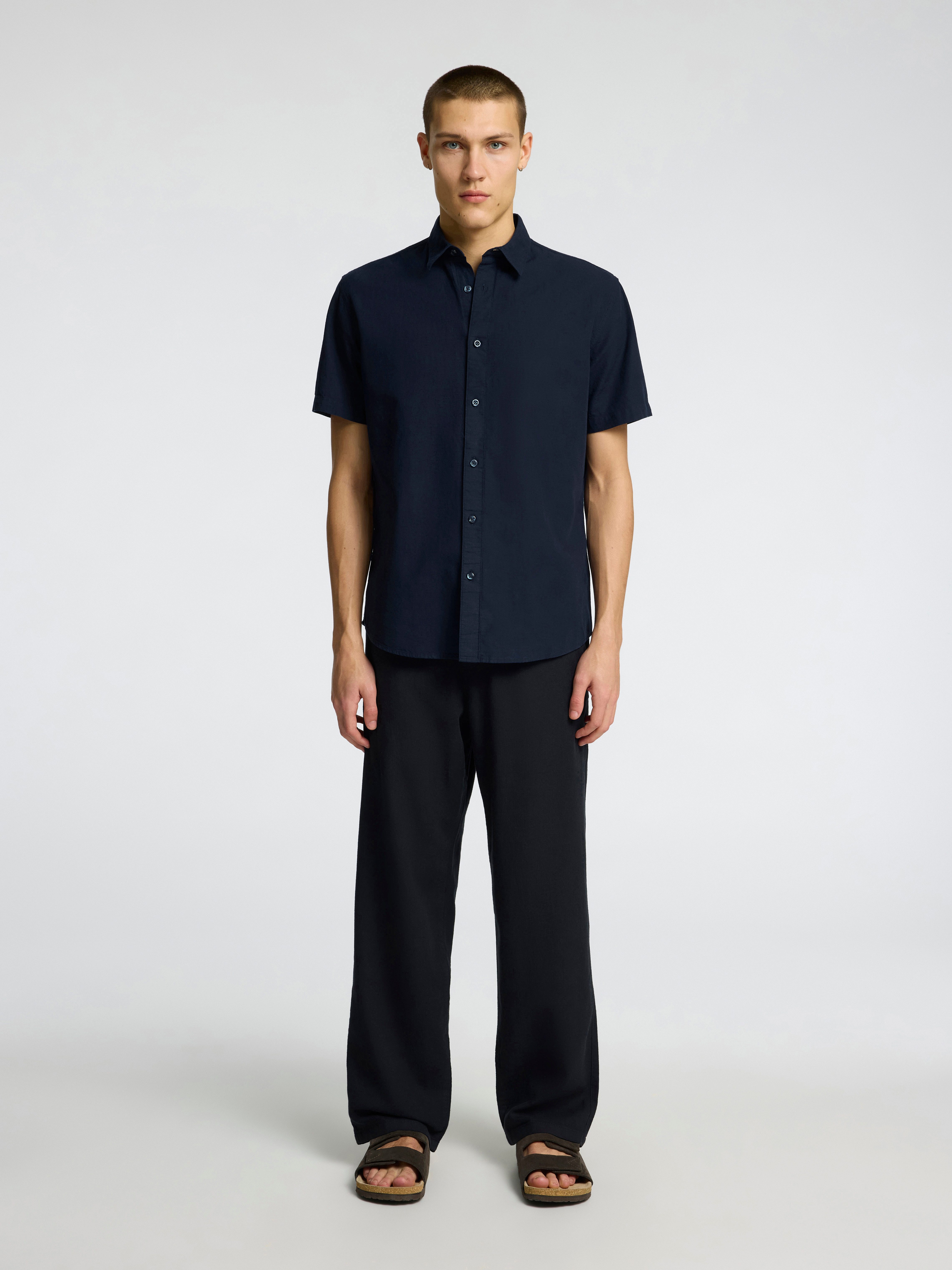 SELECTED HOMME Overhemd met korte mouwen SLHREG-SUN SHIRT SS NOOS