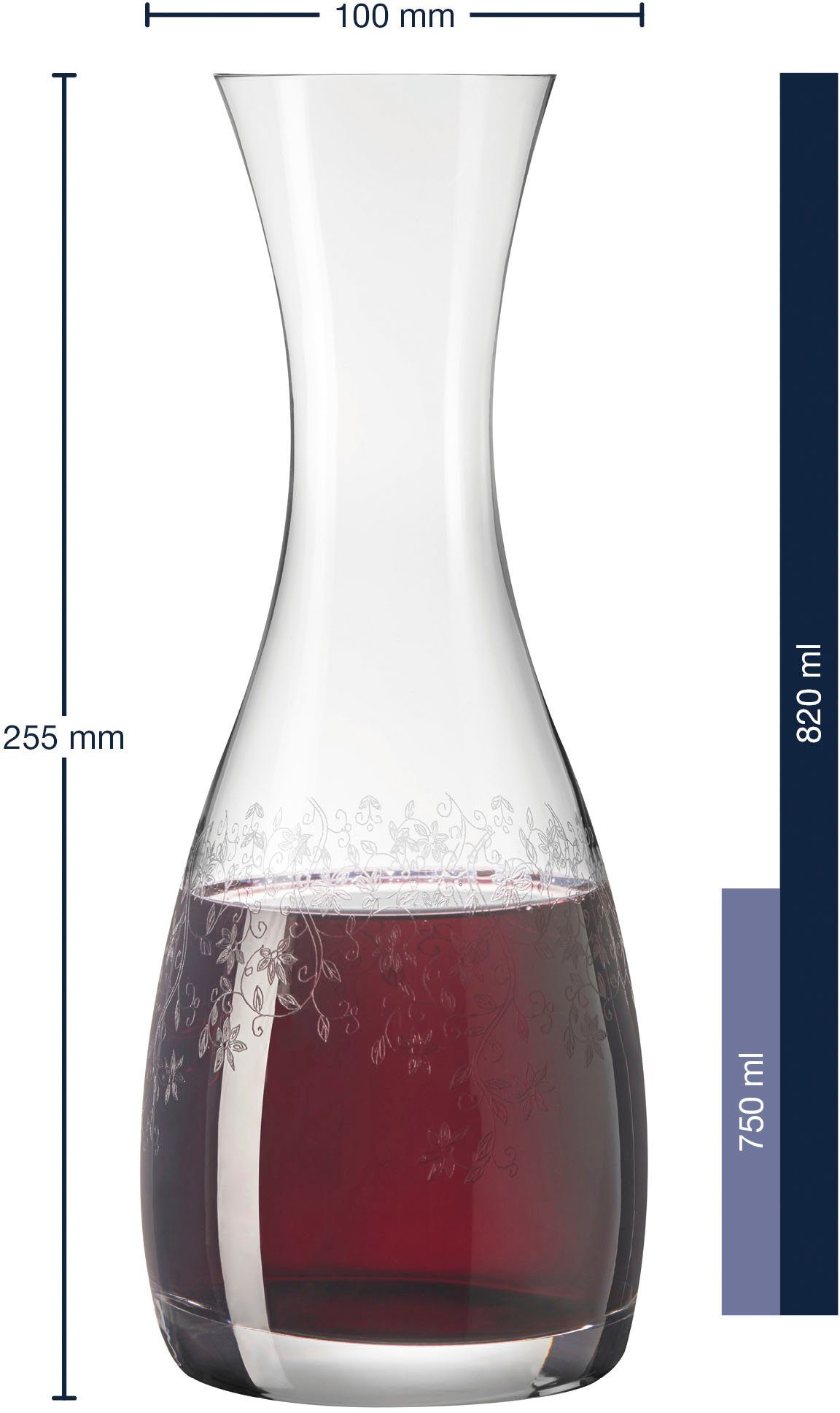 LEONARDO Karaf Chateau Kristalglas, 750 ml