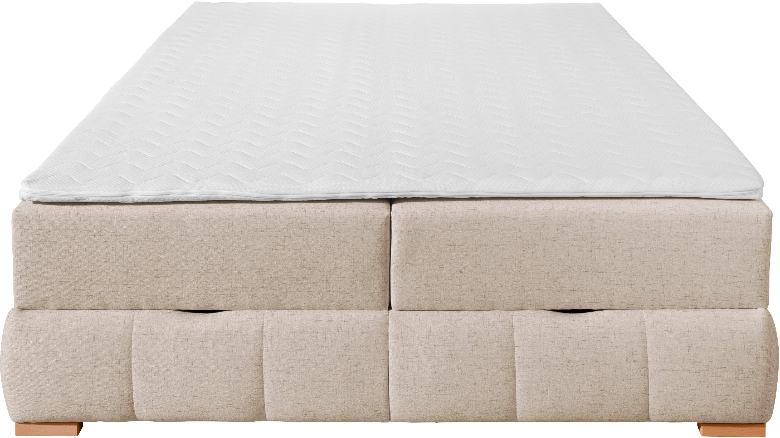 Guido Maria Kretschmer Home&Living Boxspring Wehma zonder hoofdbord, inclusief matrastopper en bedlade
