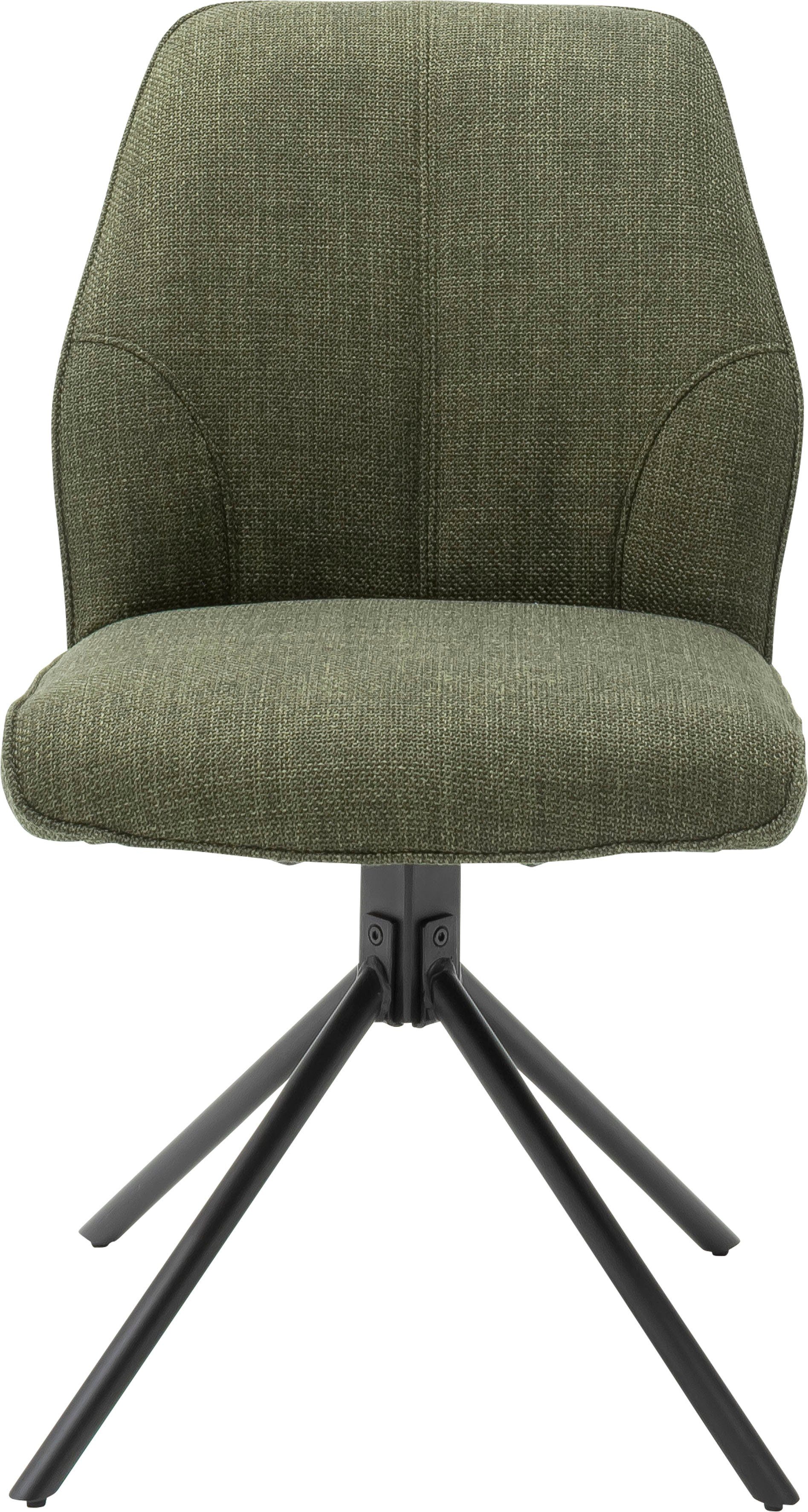 MCA furniture Stoel met 4 poten Pemba set van 2, 180º draaibaar met nivellering, stoel belastbaar tot 120 kg (set, 2 stuks)